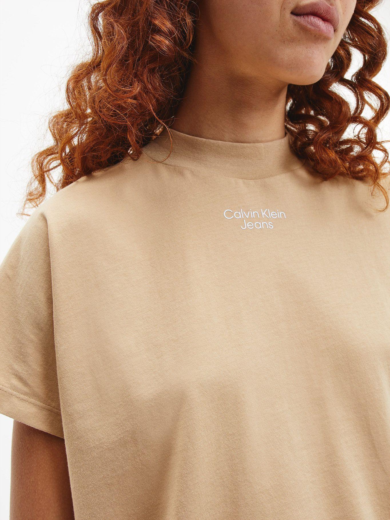 Polera Logo Loose Beige Calvin Klein-3