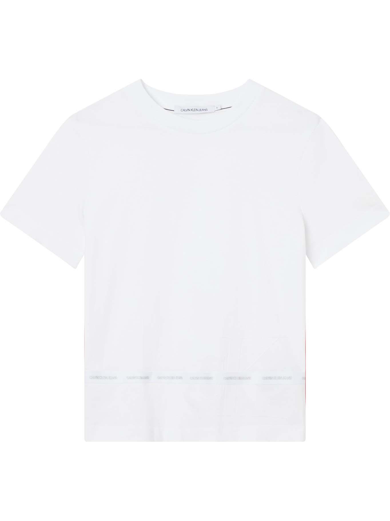Polera Monogram Tape Blanco Calvin Klein-0