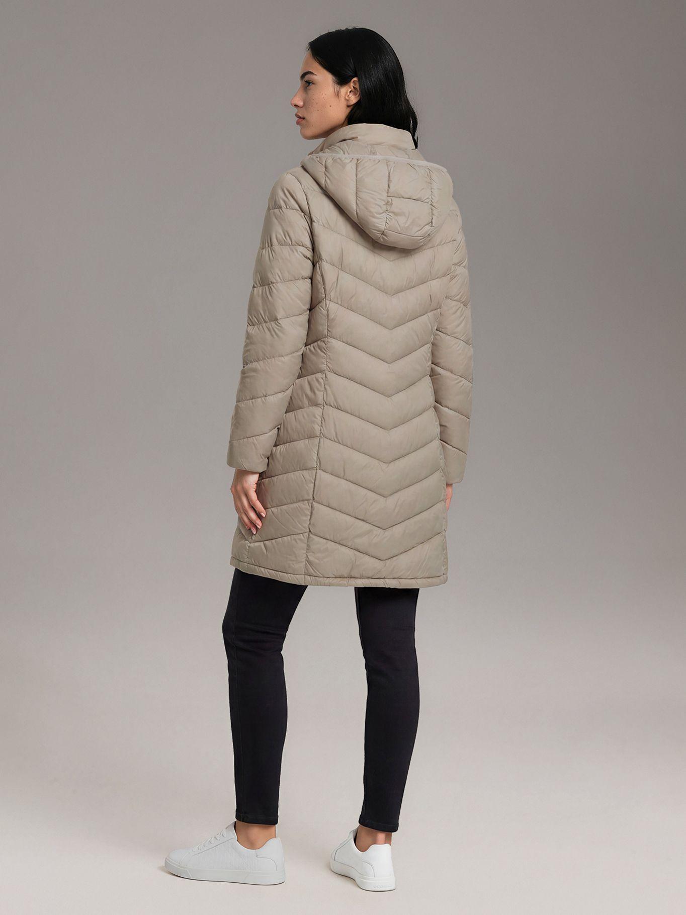Parka Ligera Acolchada Beige Calvin Klein-2