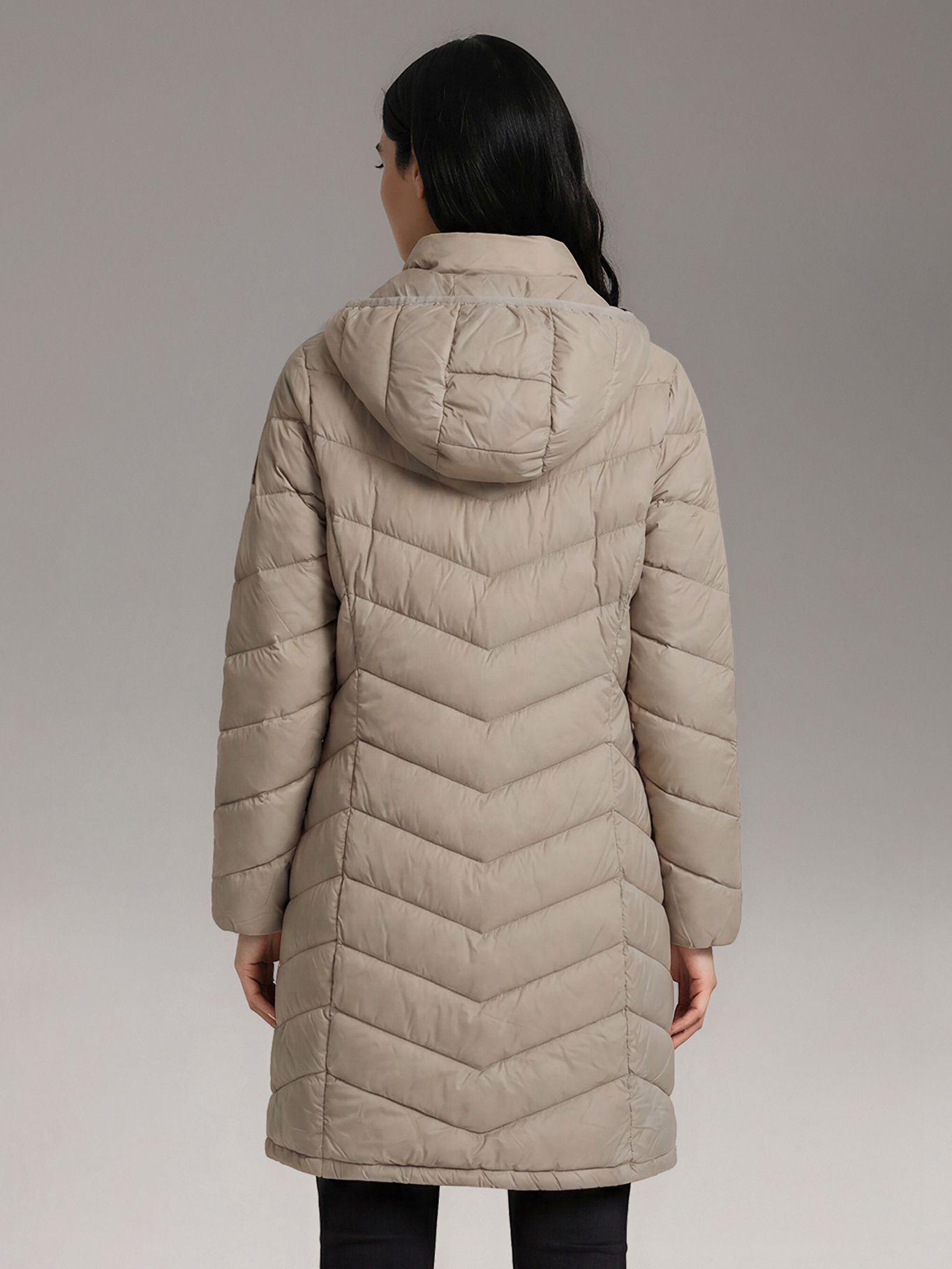 Parka Ligera Acolchada Beige Calvin Klein-3