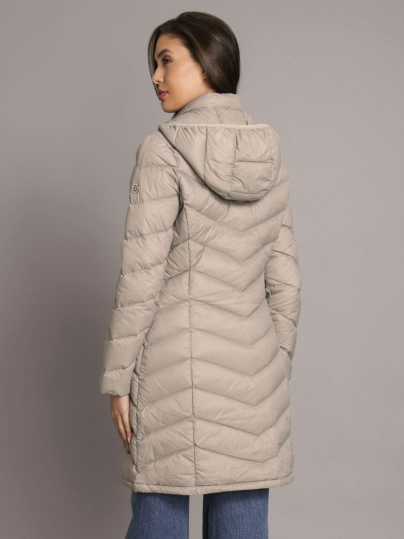 Parka Ligera Acolchada Beige Calvin Klein-3
