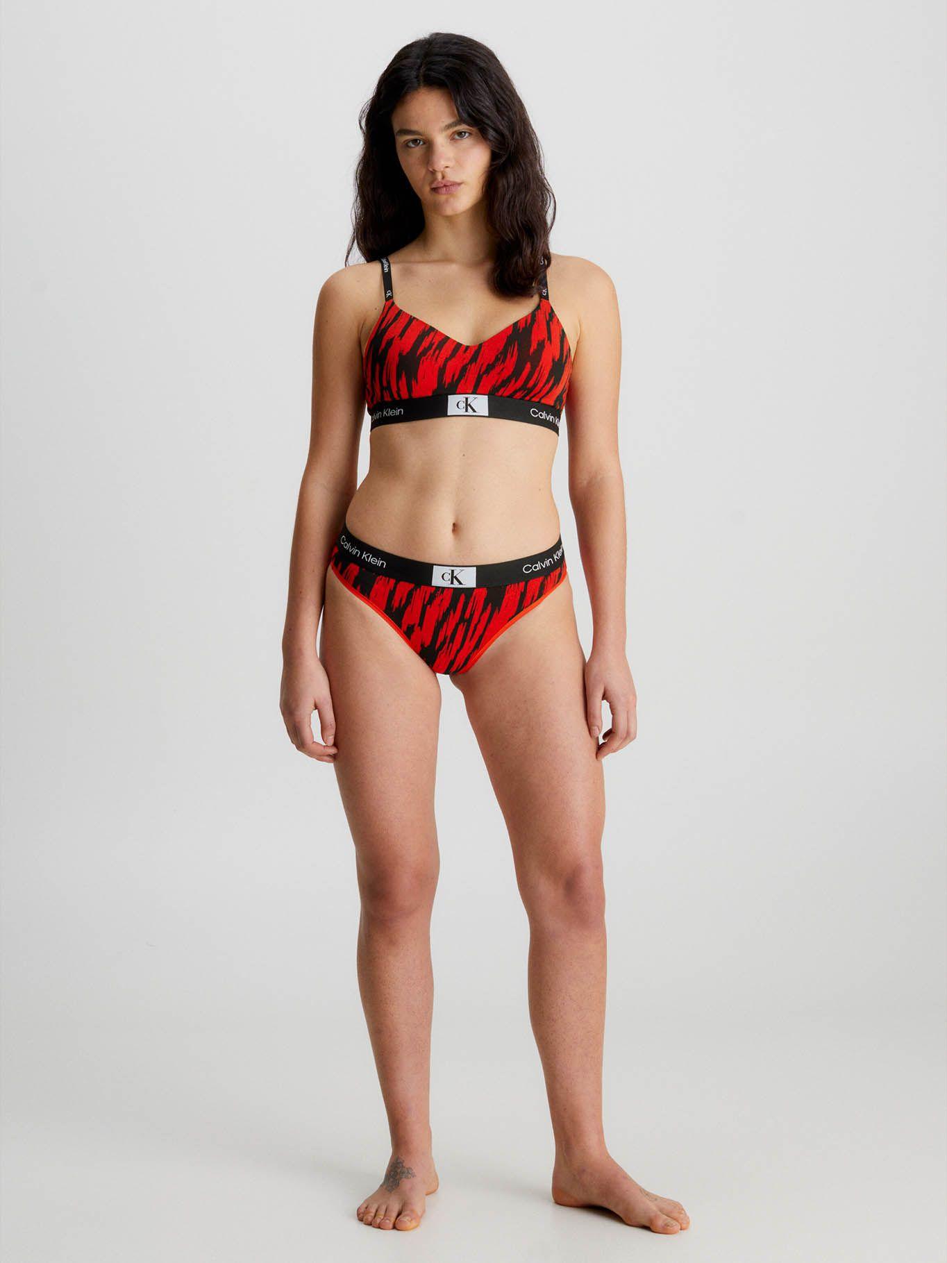 Braguita de bikini con estampado Multicolor Calvin Klein QF7222-642-3