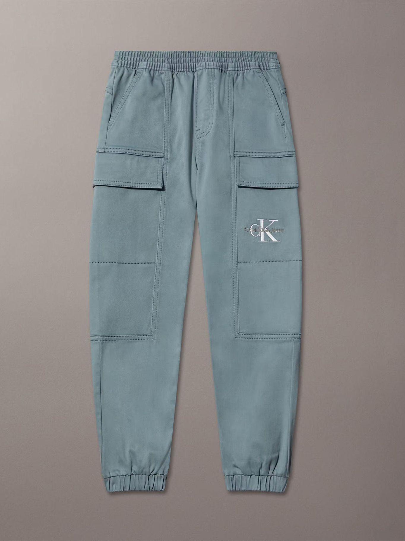 Pantalón Niño Cargo Essential Verde Calvin Klein-0