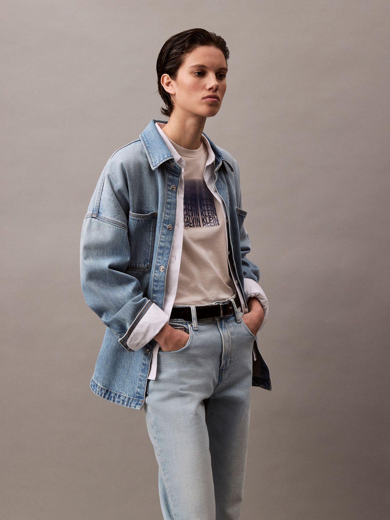 Jeans High Straight Marbled Bea Celeste Calvin Klein-5