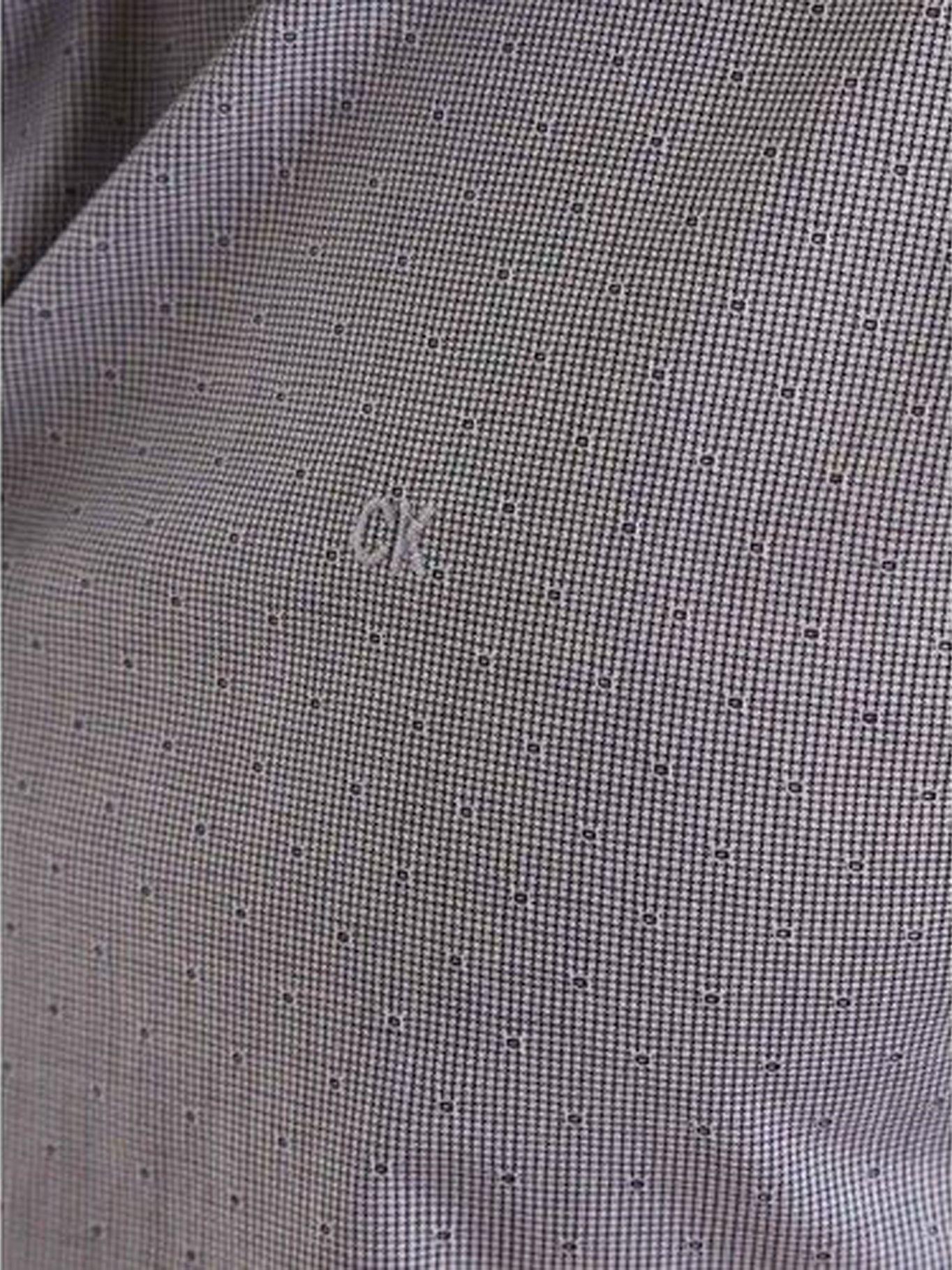 Camisa Bari Dobby Azul Calvin Klein-3