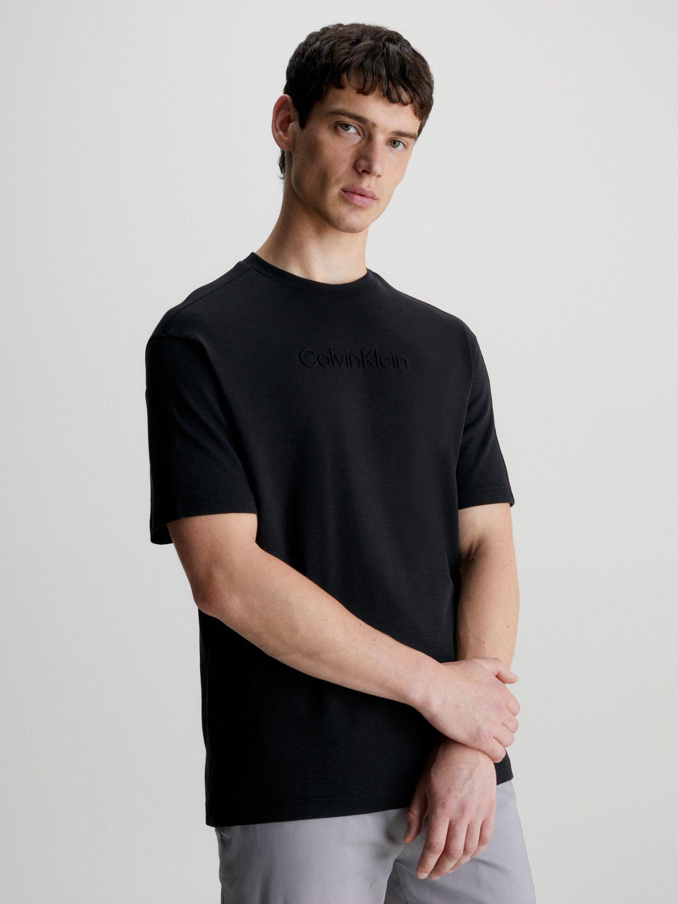 Polera Embossed Comfort Negro Calvin Klein-0