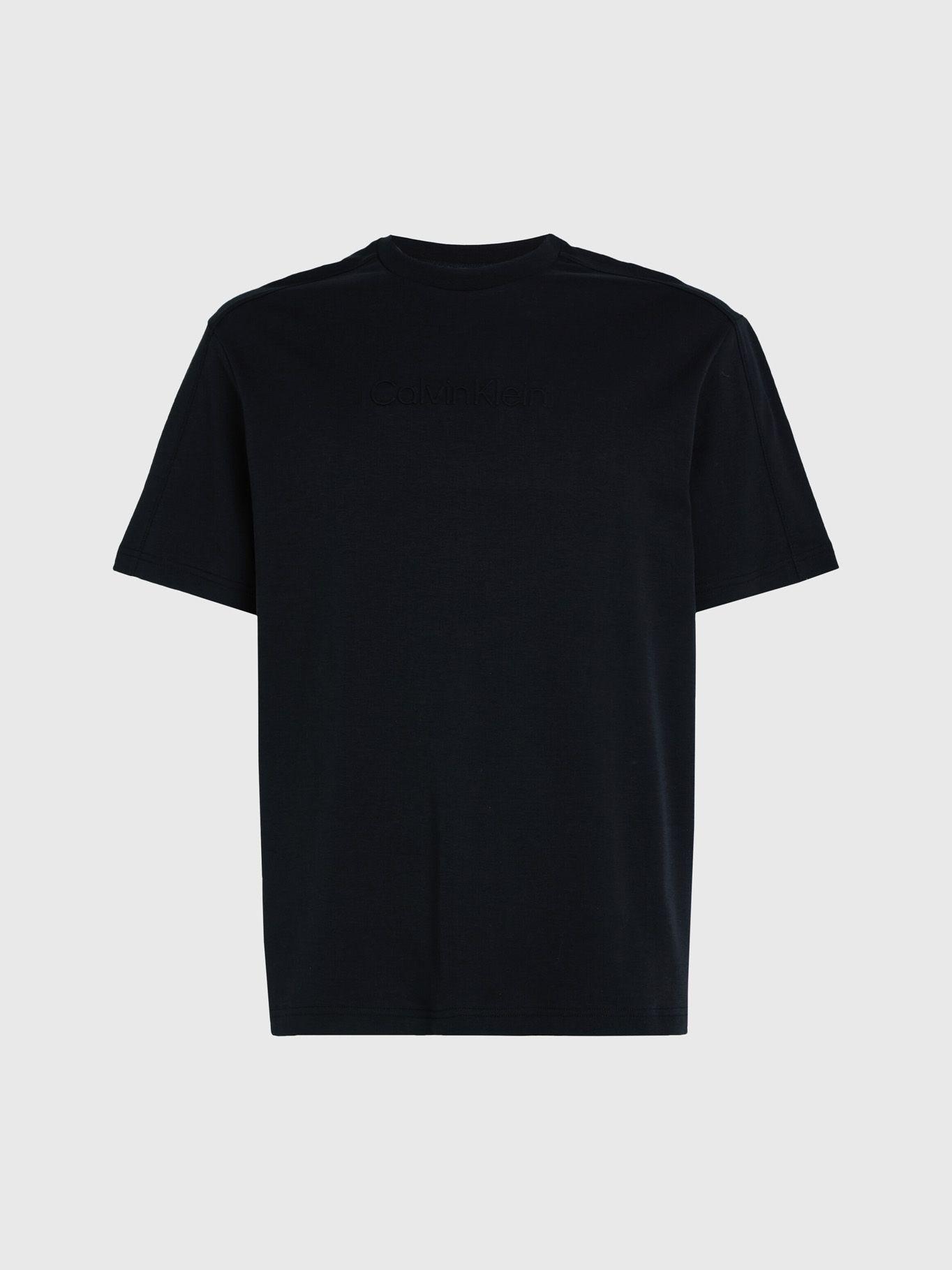 Polera Embossed Comfort Negro Calvin Klein-4