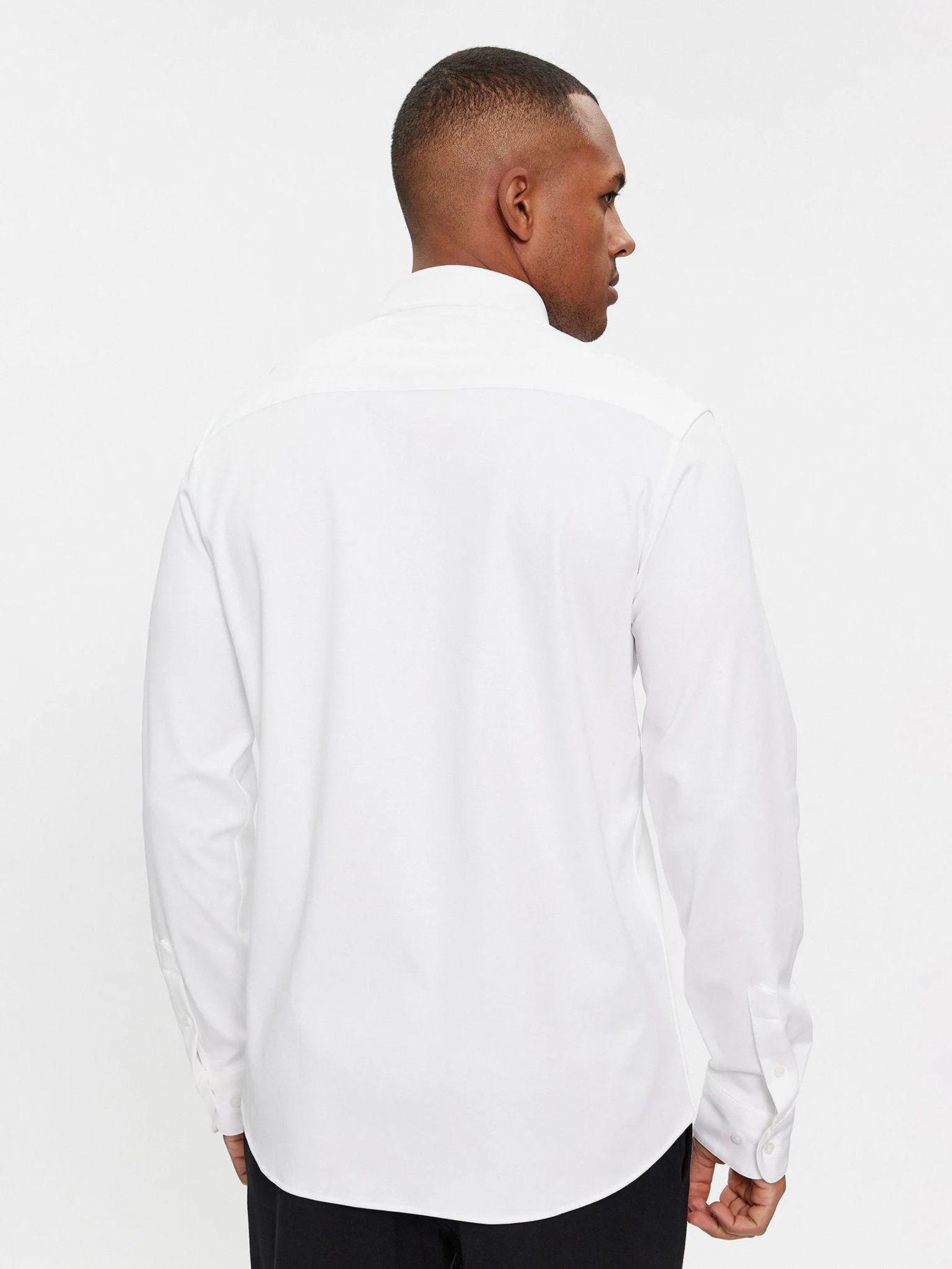 Camisa Slim Fit Liquid Touch Blanco Calvin Klein-2