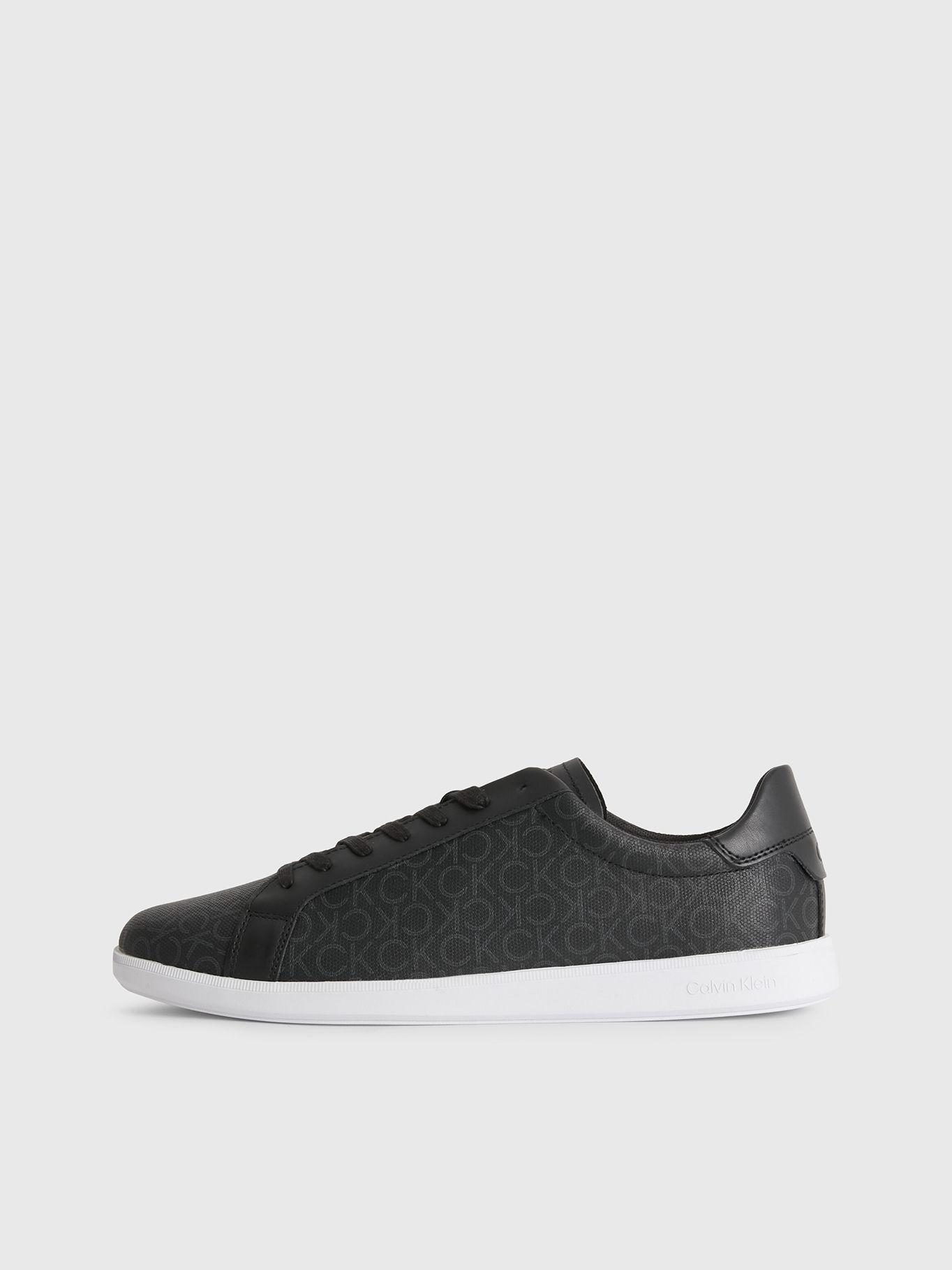 Zapatilla Low Top Lace Up Mono Negro Calvin Klein-5