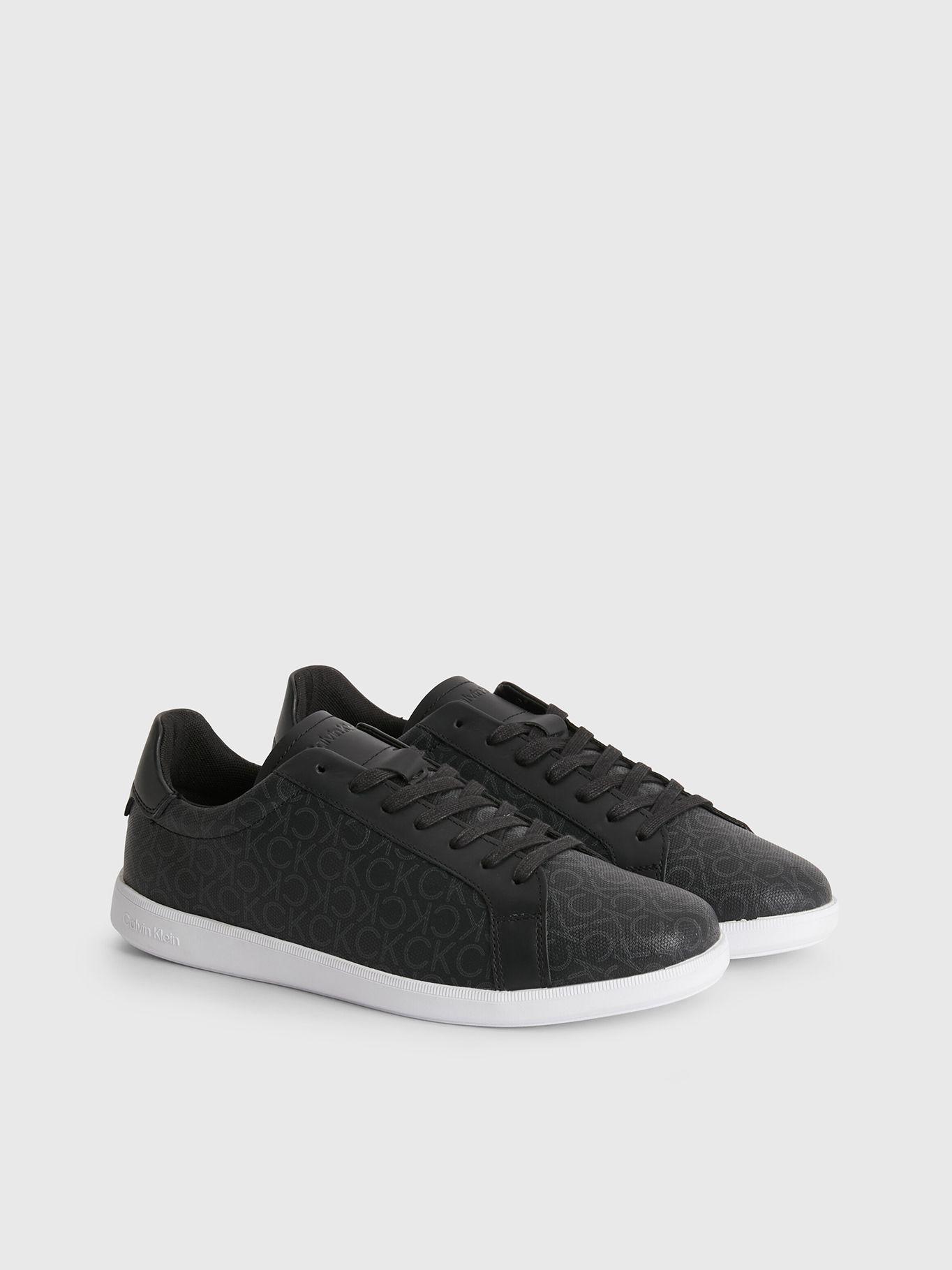 Zapatilla Low Top Lace Up Mono Negro Calvin Klein-0