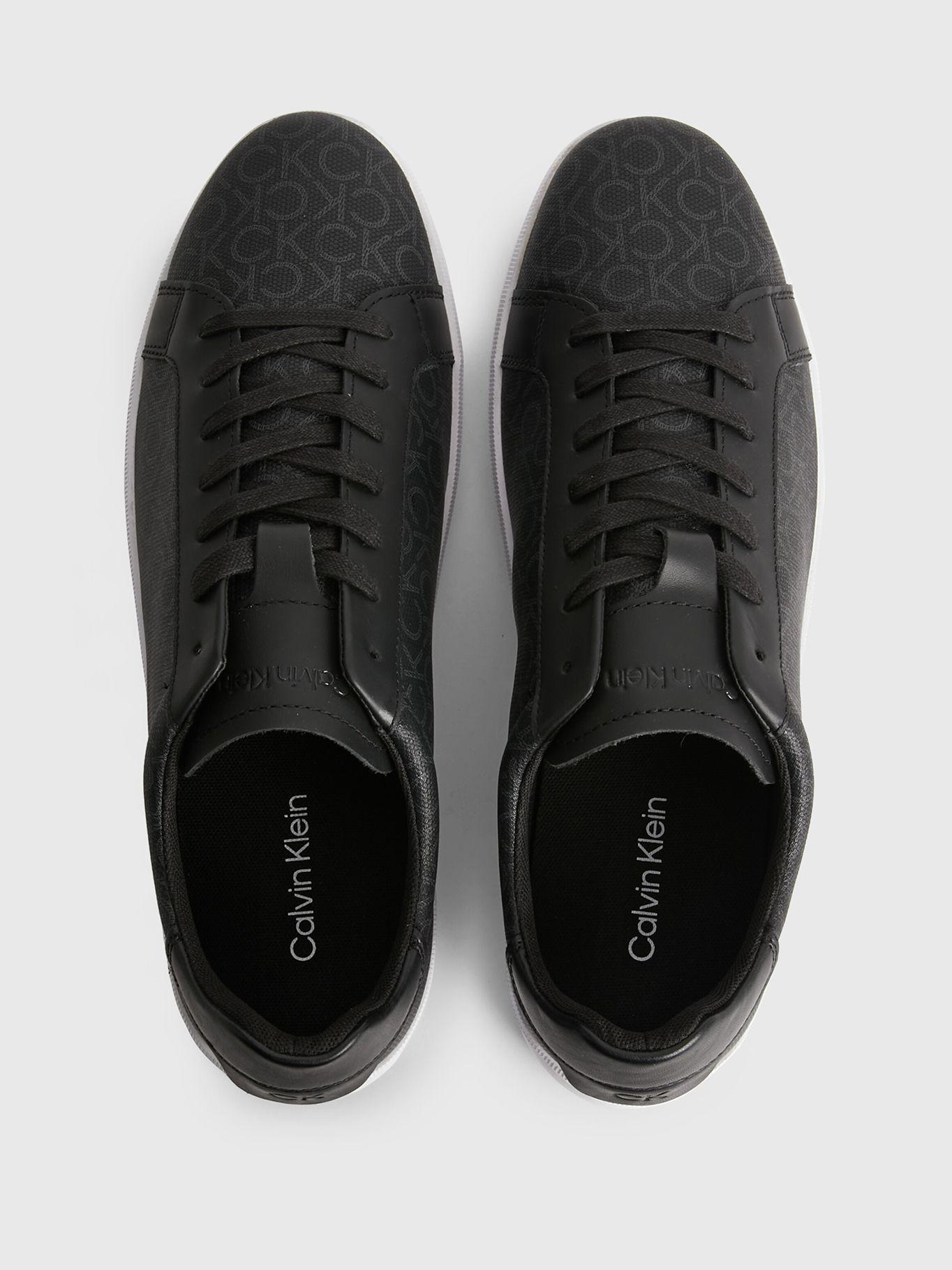 Zapatilla Low Top Lace Up Mono Negro Calvin Klein-2