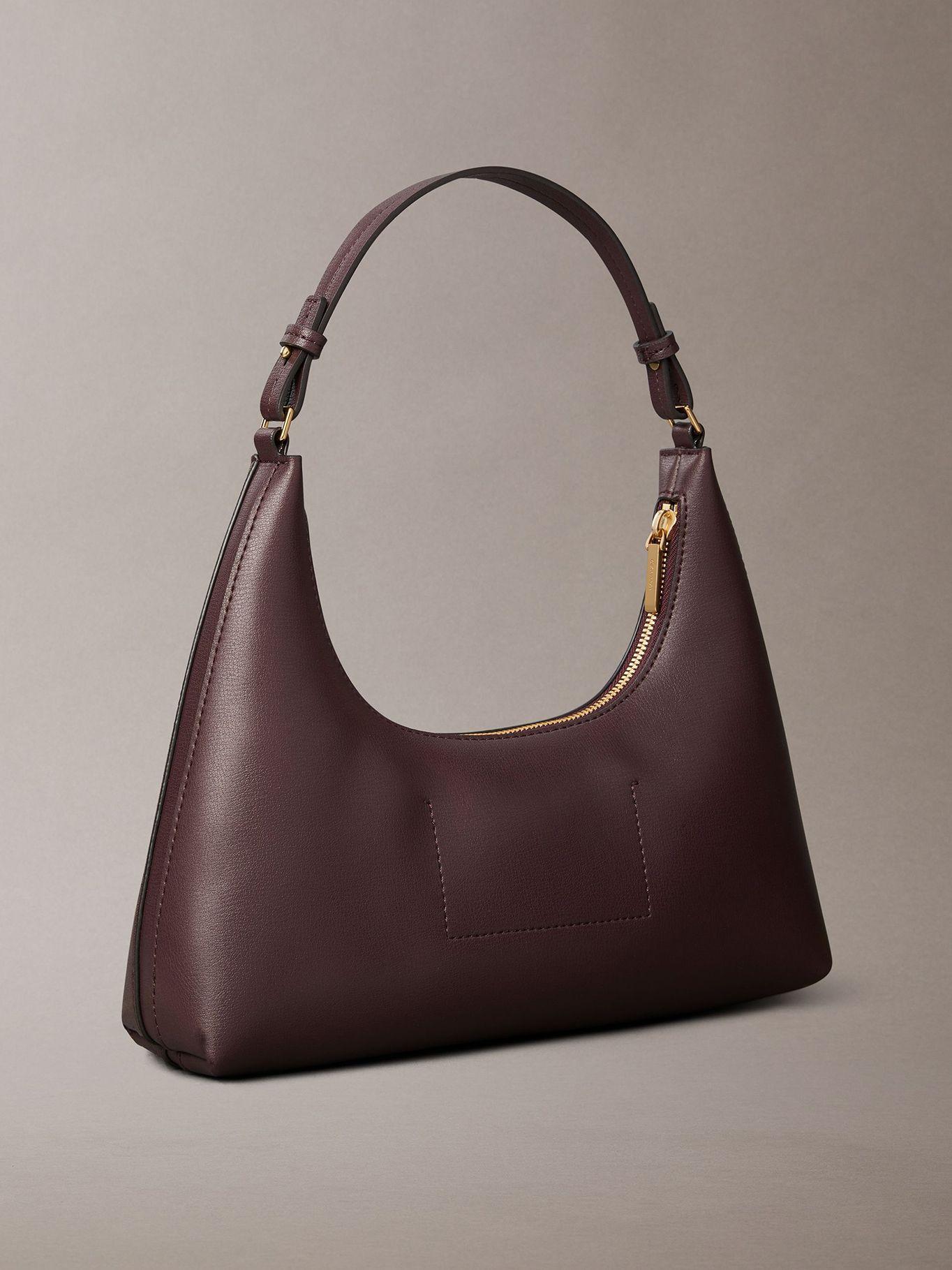 Cartera Hombro Y Detalles Metálicos Marrón Calvin Klein-2