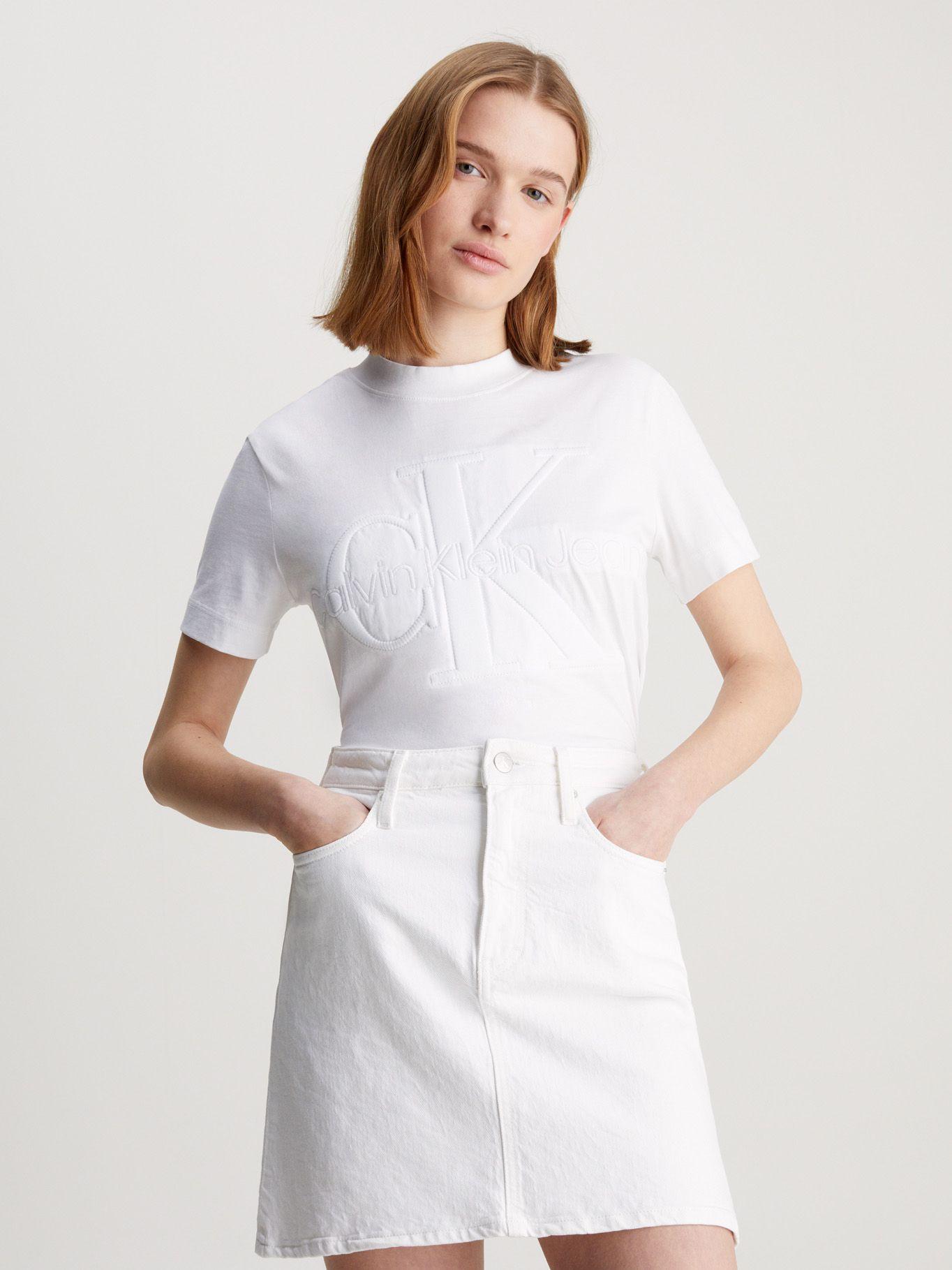 Polera Premium Monologo Short Blanco Calvin Klein-0