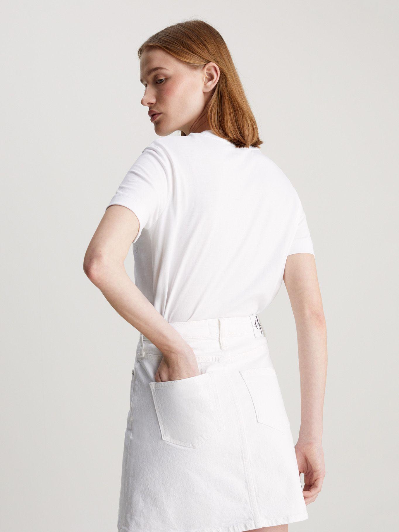 Polera Premium Monologo Short Blanco Calvin Klein-2