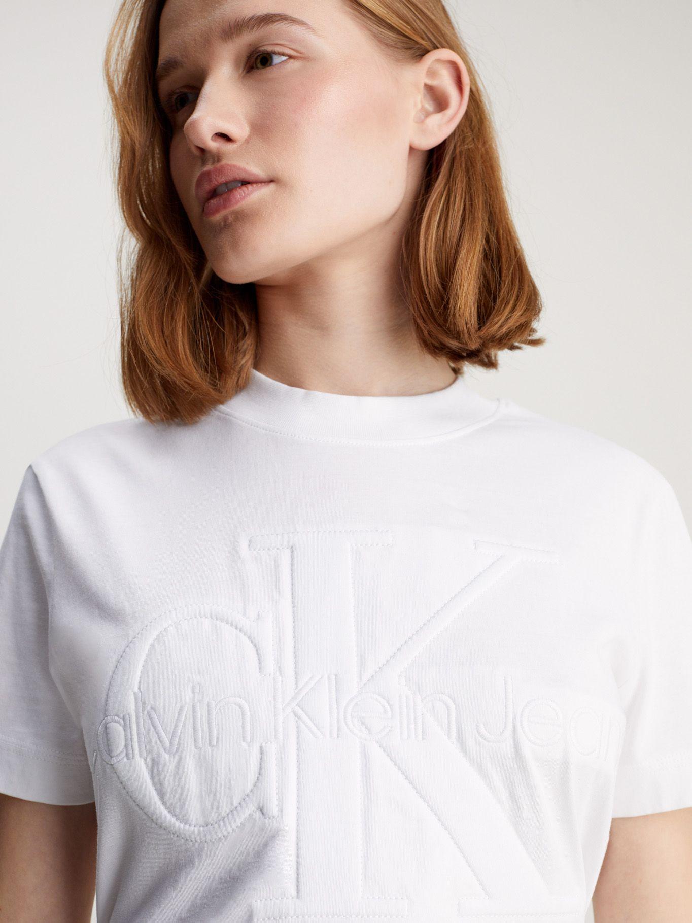 Polera Premium Monologo Short Blanco Calvin Klein-3