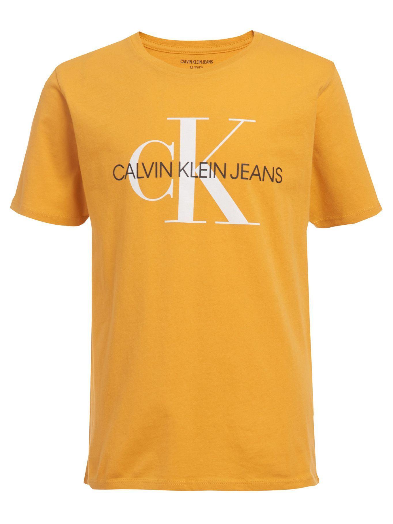 Polera Niño Ck Old School Amarillo Calvin Klein-0