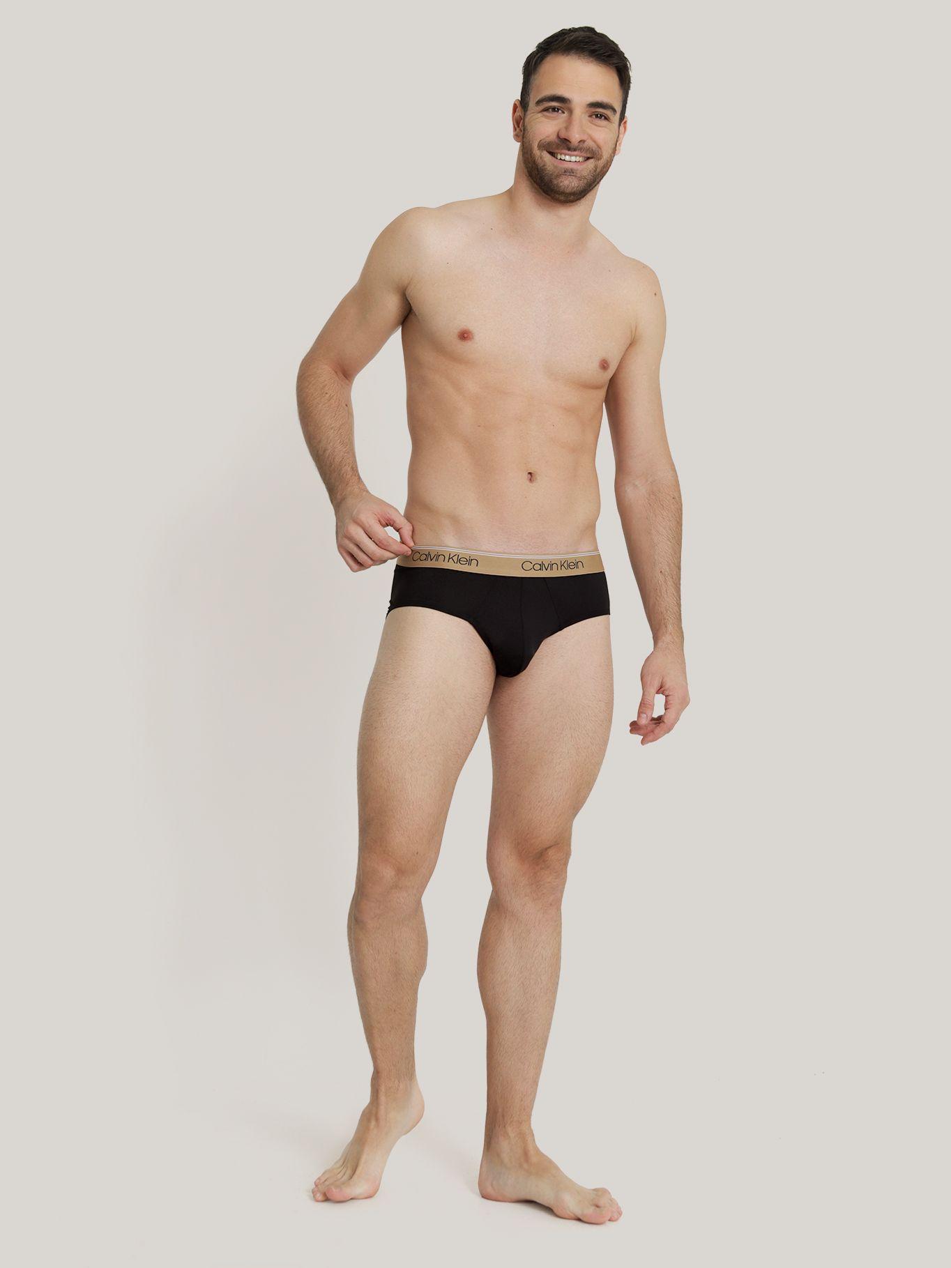Pack 3 Slips Micro Stretch Negro Calvin Klein-2