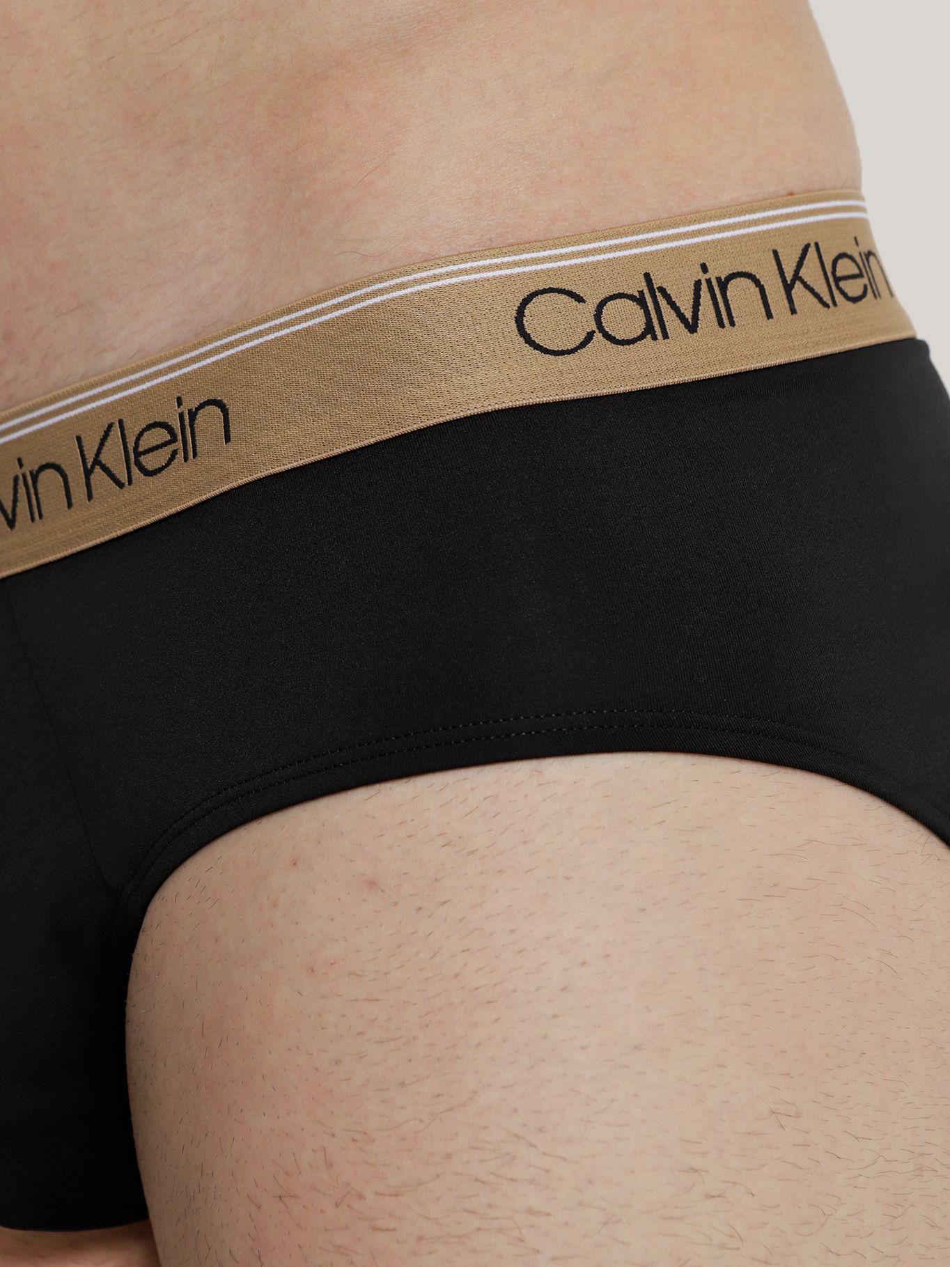 Pack 3 Slips Micro Stretch Negro Calvin Klein-3