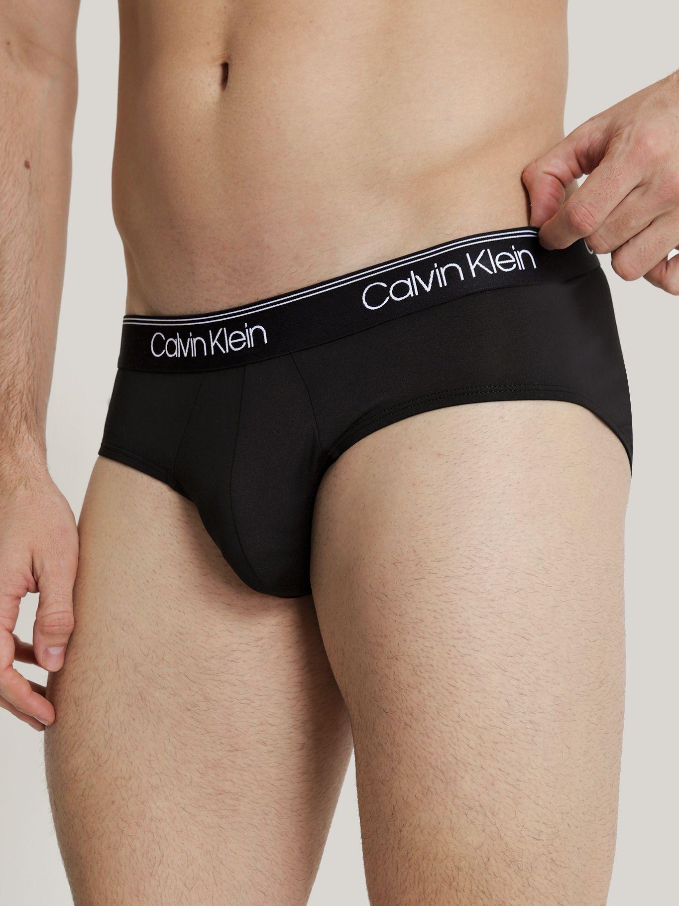 Pack 3 Slips Micro Stretch Negro Calvin Klein-5
