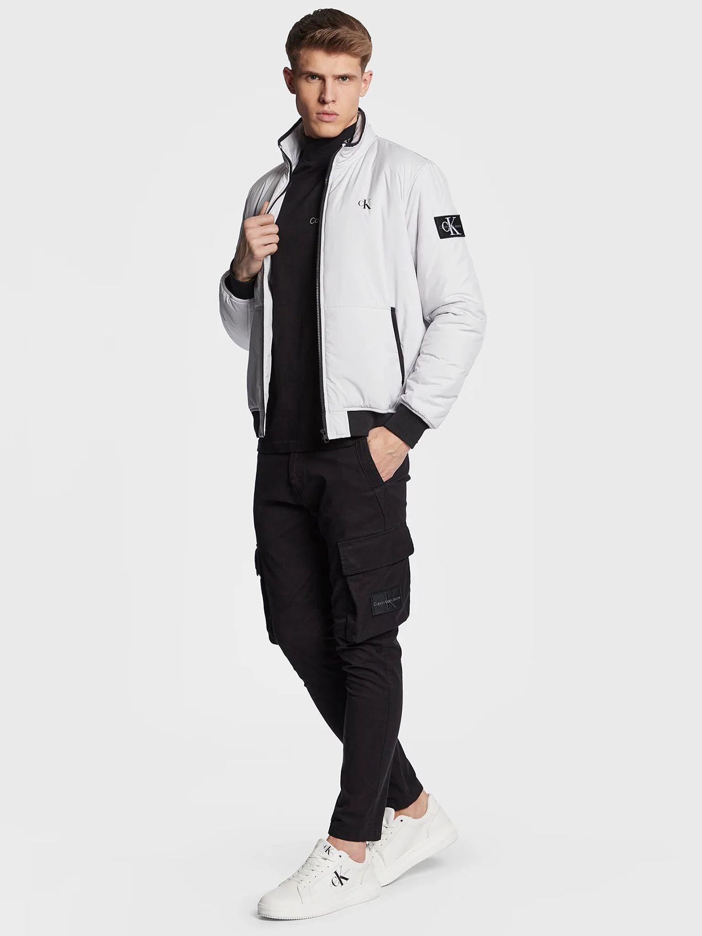 Chaqueta con cierre de cremallera y relleno reciclado Blanco Calvin Klein-1