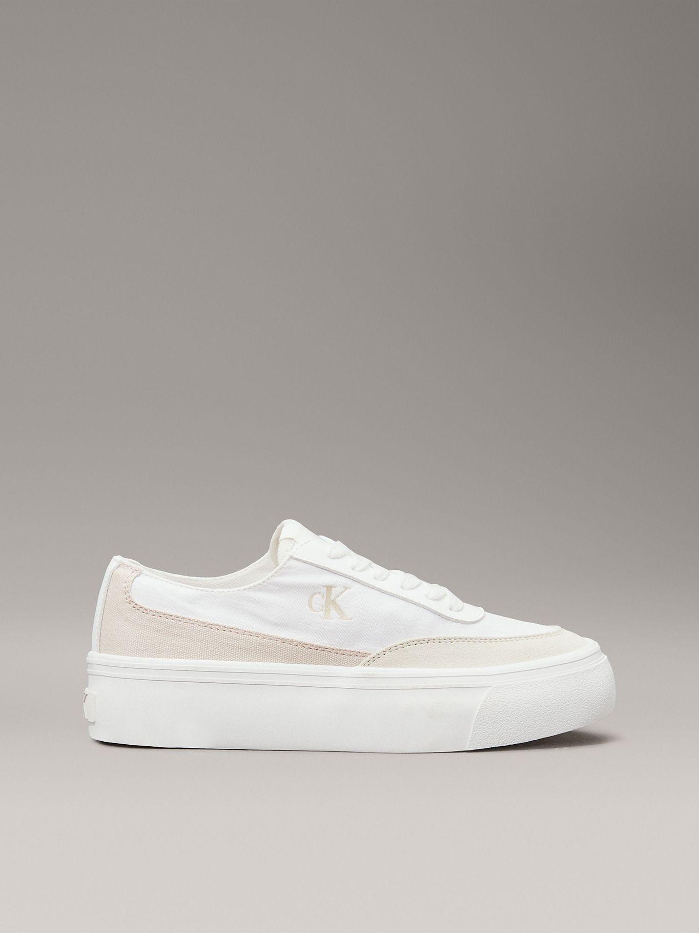 Zapatillas de Lona Flatform Blanco Calvin Klein-4