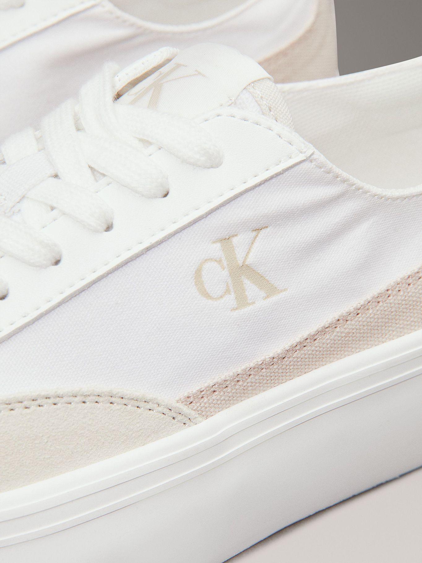 Zapatillas de Lona Flatform Blanco Calvin Klein-6