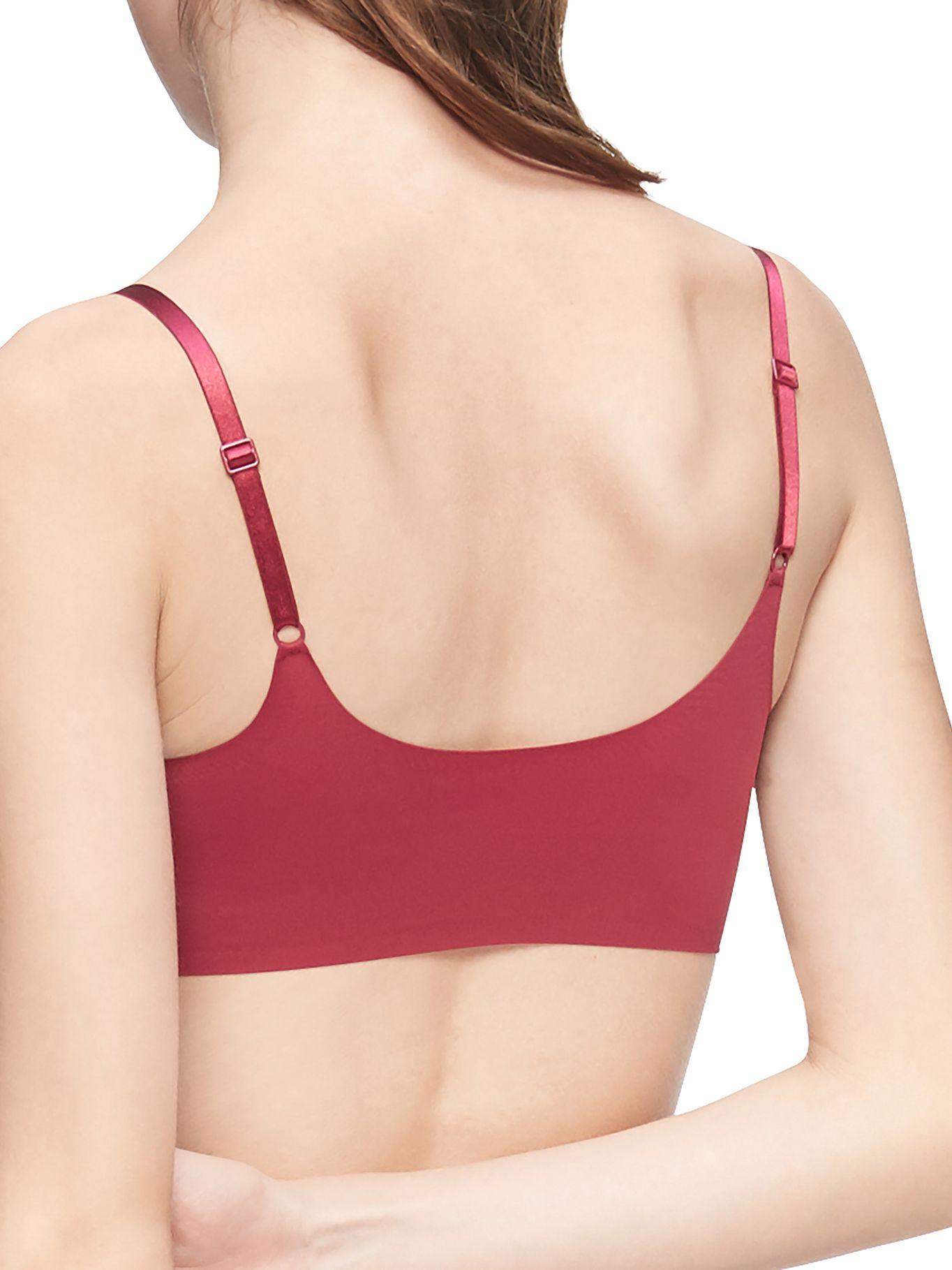 Bralette Invisible Comfort Rojo Calvin Klein-1