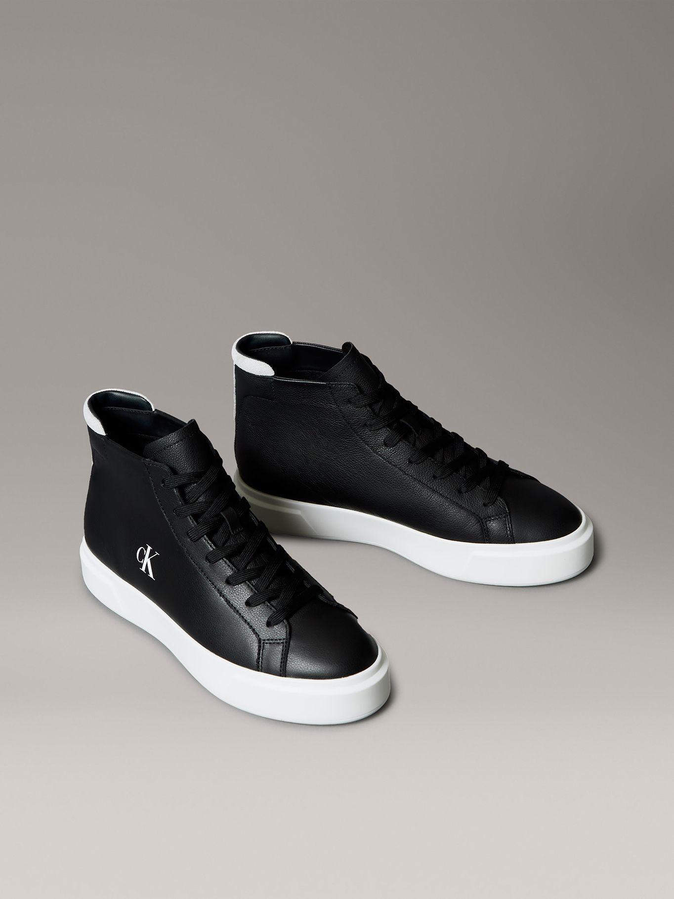 Zapatillas de Cuero Basket Cupsole Negro Calvin Klein-0