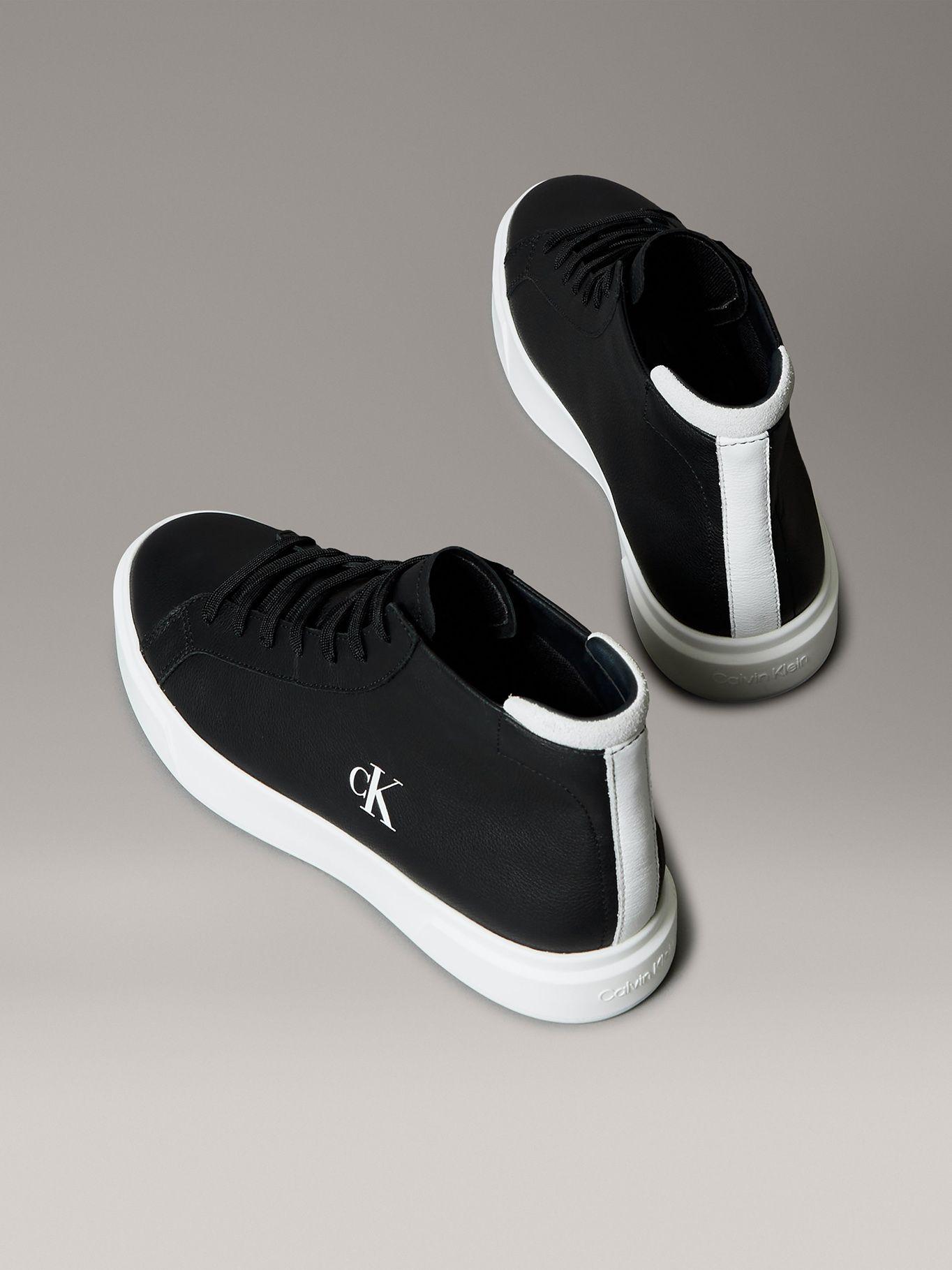 Zapatillas de Cuero Basket Cupsole Negro Calvin Klein-1