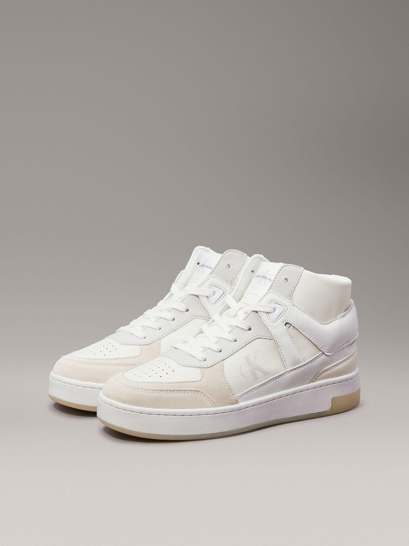 Zapatilla Basket Cupsole High Mix Beige Calvin Klein-0
