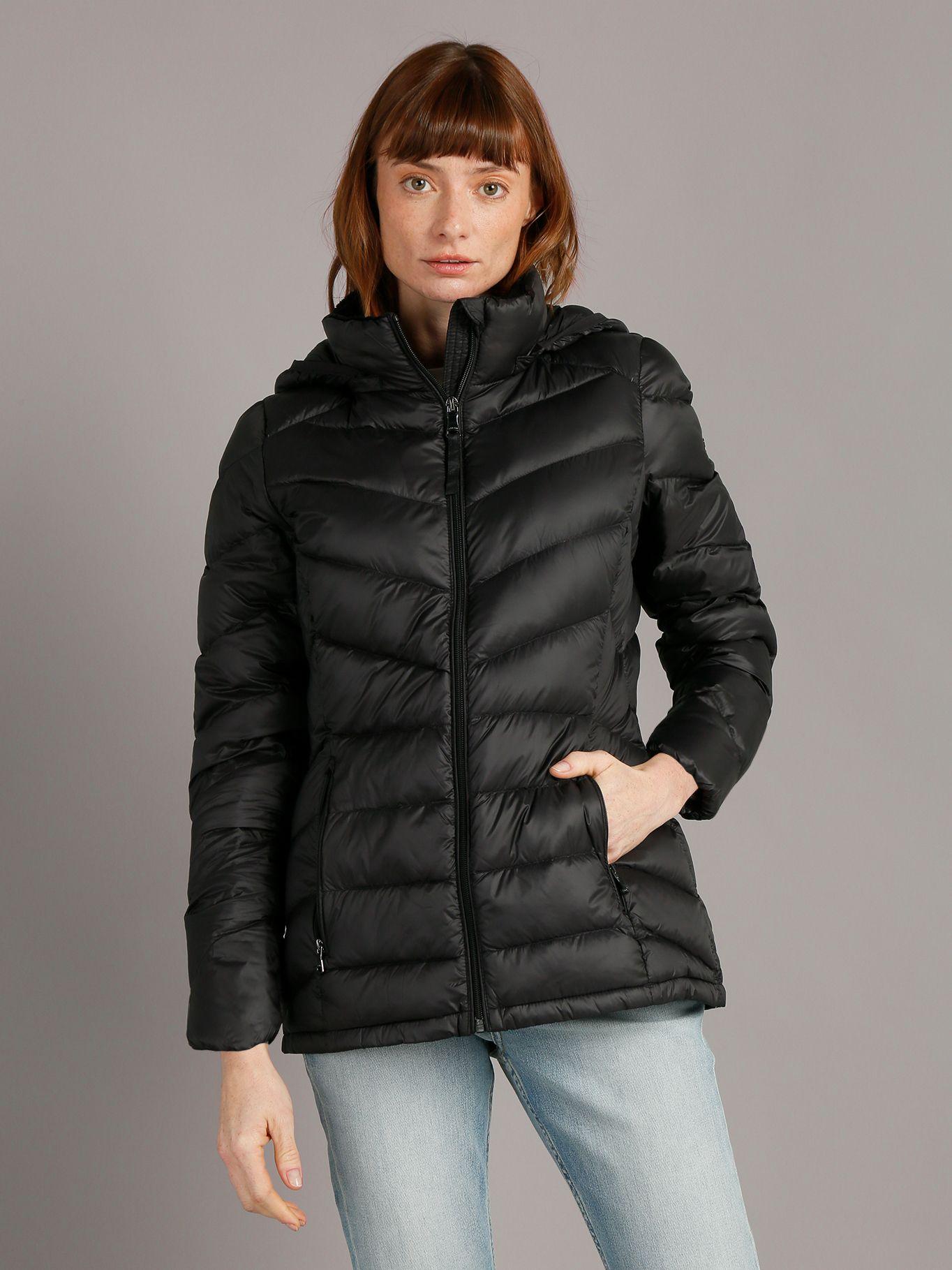 Parka Down Packable Negro Calvin Klein-0