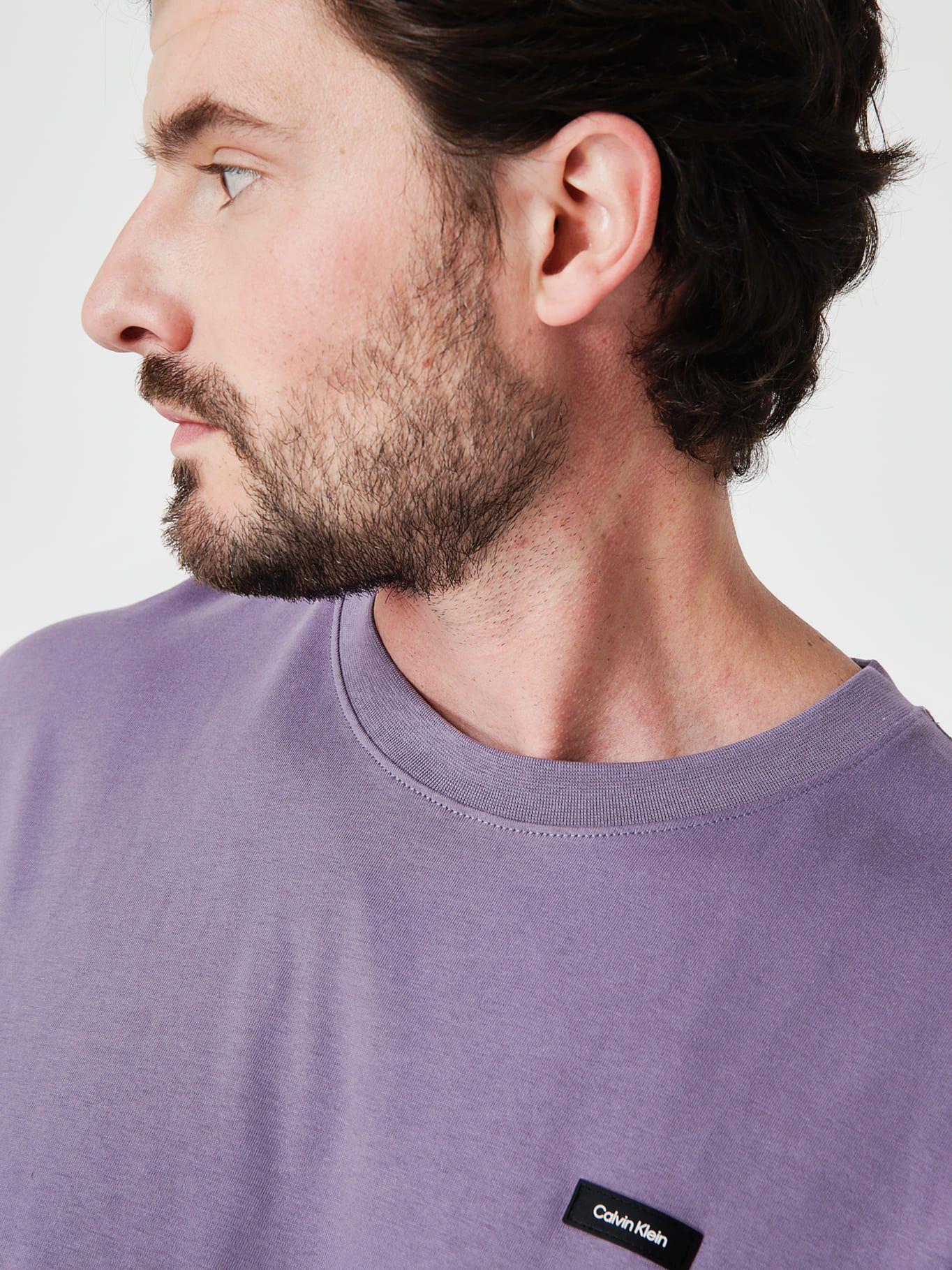 Polera Comfort Fit  Morado Calvin Klein-3