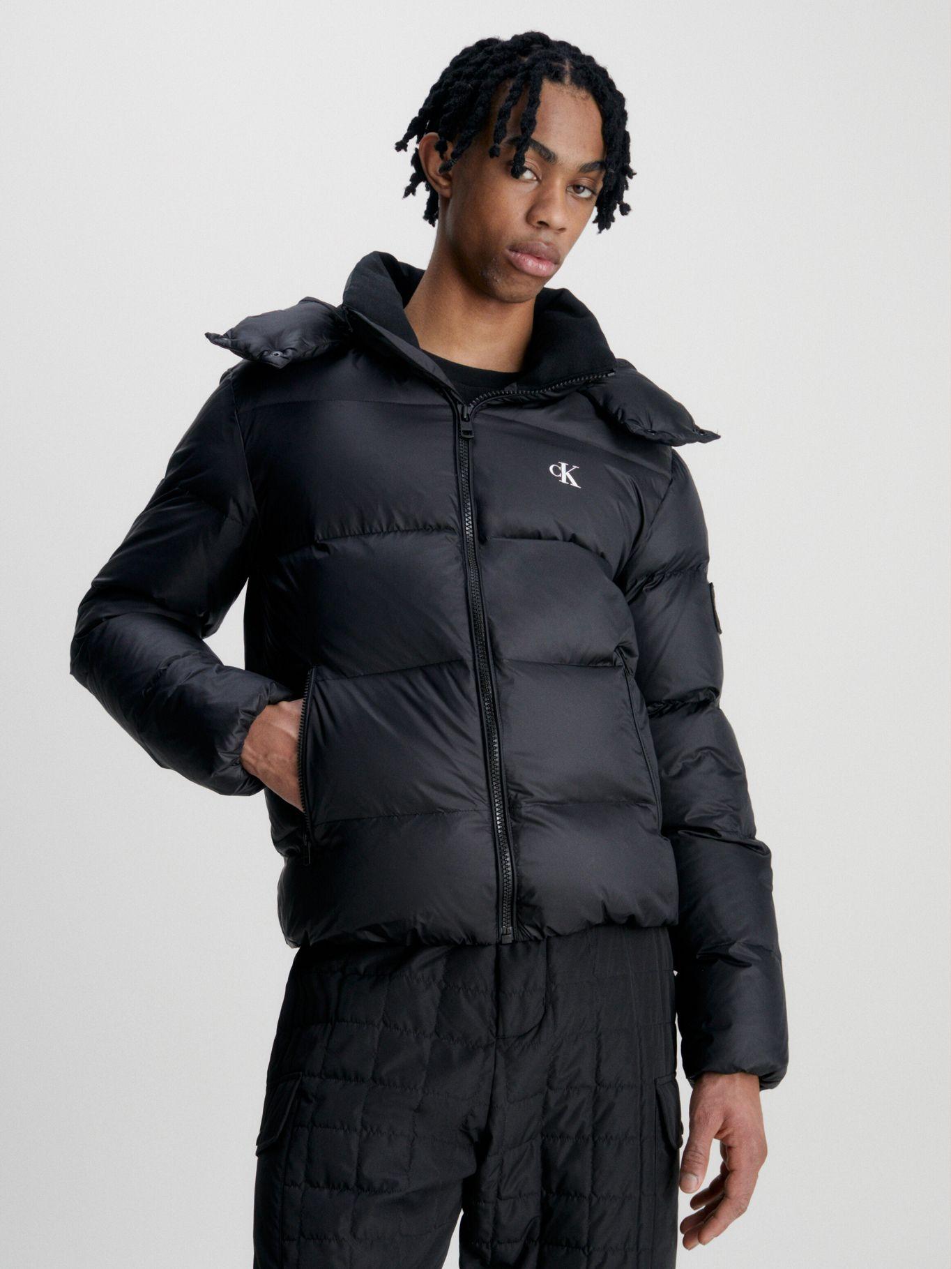 Parka Essentials Down Negro Calvin Klein-0