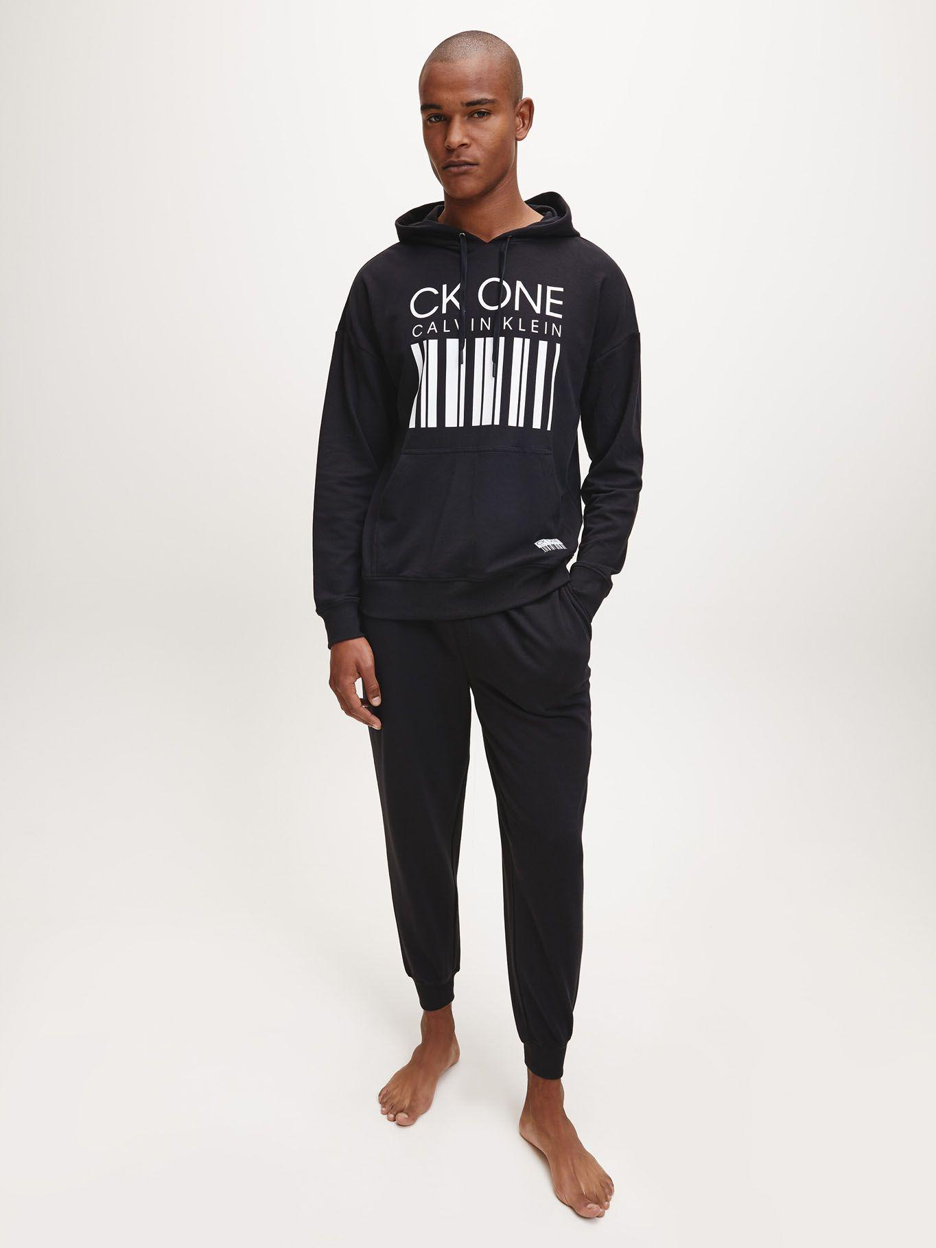 Polerón Pijama Ck One Jacquard Negro Calvin Klein-0