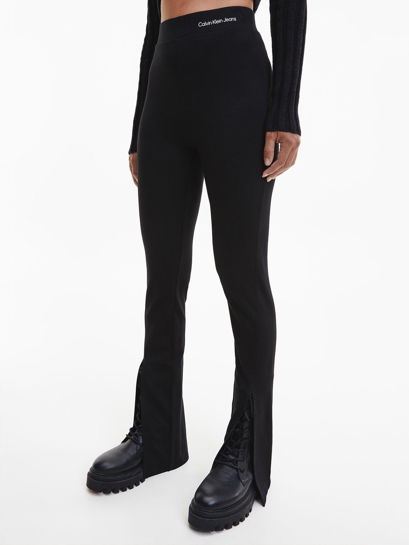 Leggings Milano Jersey Flared Negro Calvin Klein-0