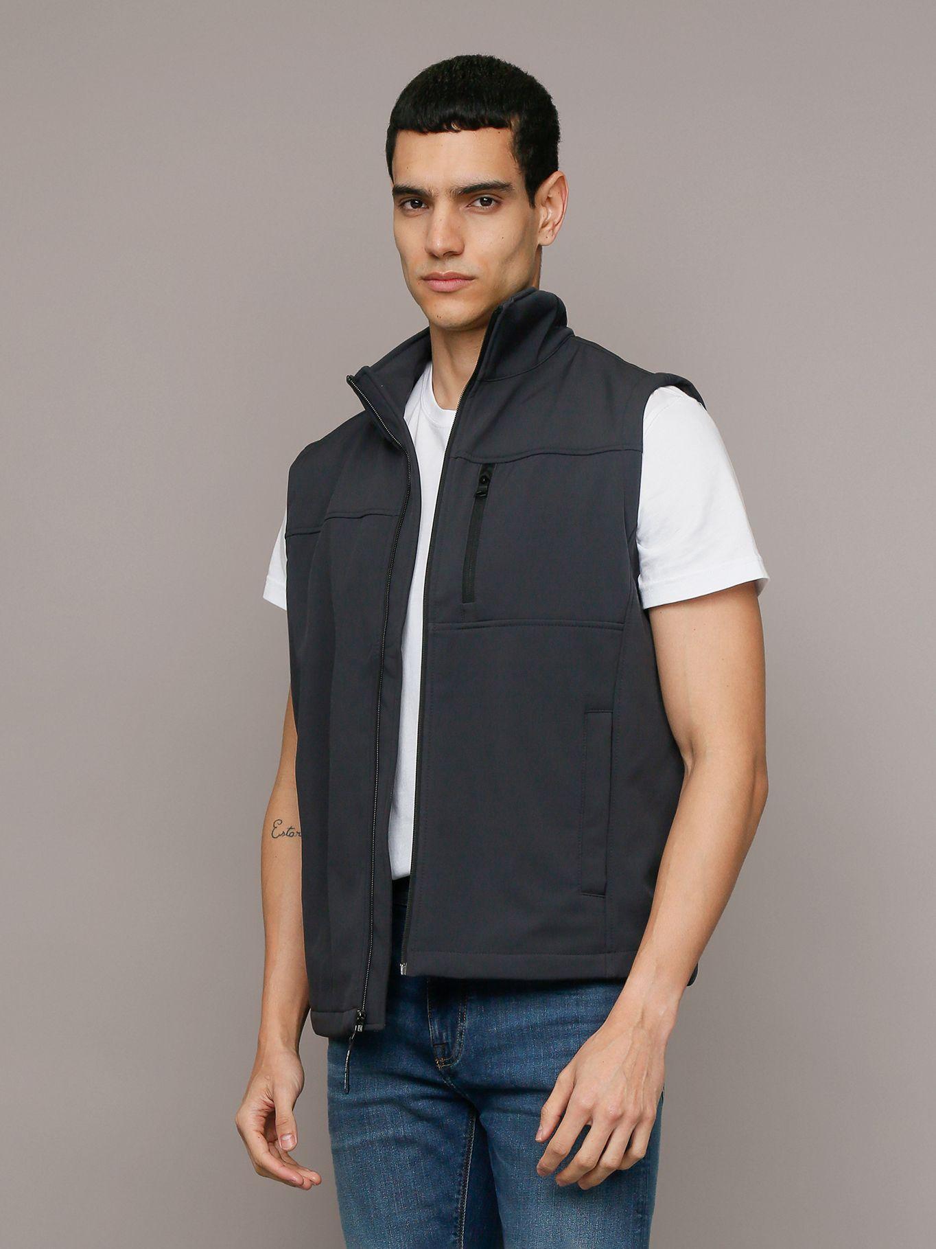 Chaqueta Vest Softshell Gris Calvin Klein-0