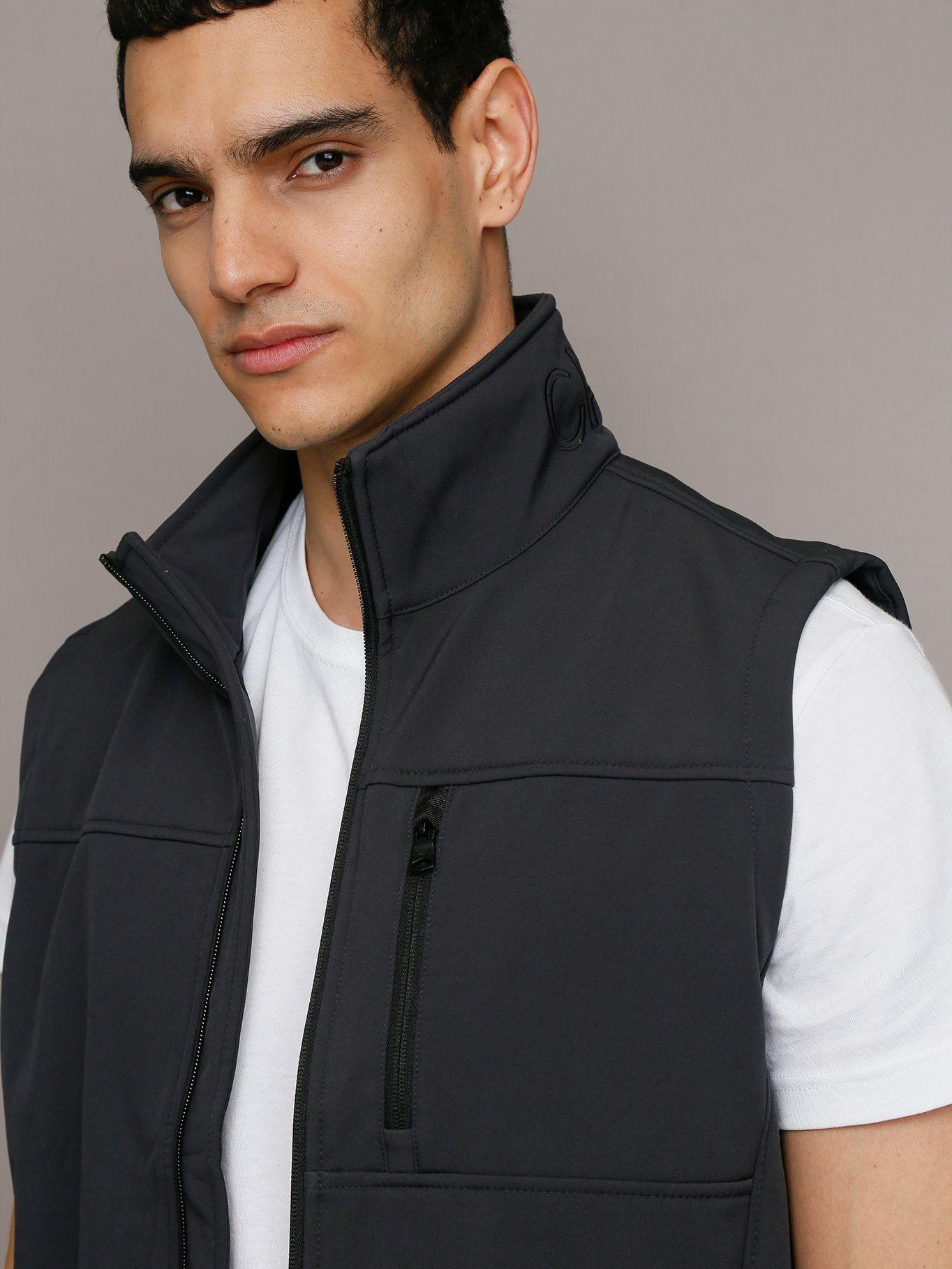 Chaqueta Vest Softshell Gris Calvin Klein-4