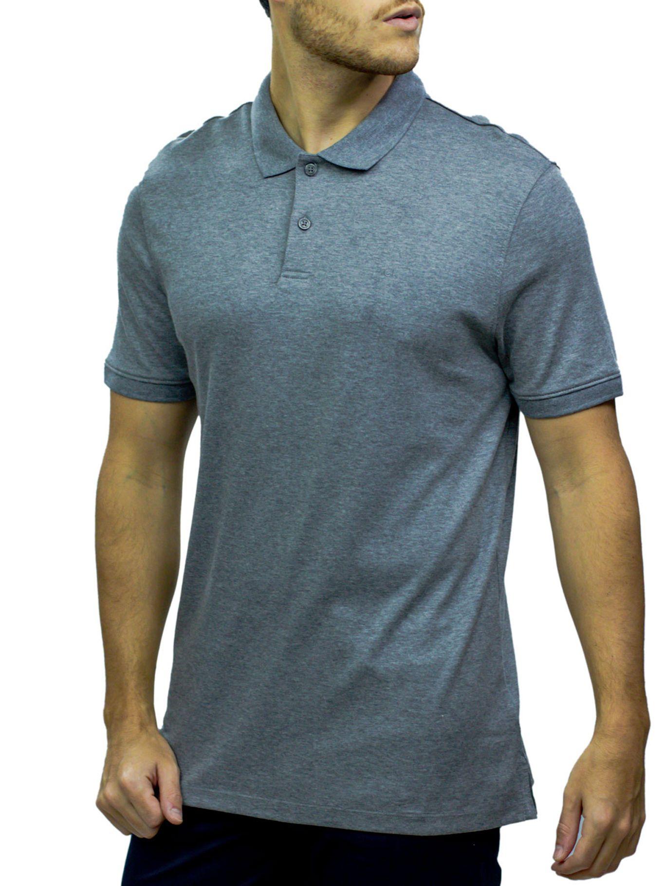 Polo Interlock Gris Calvin Klein-0