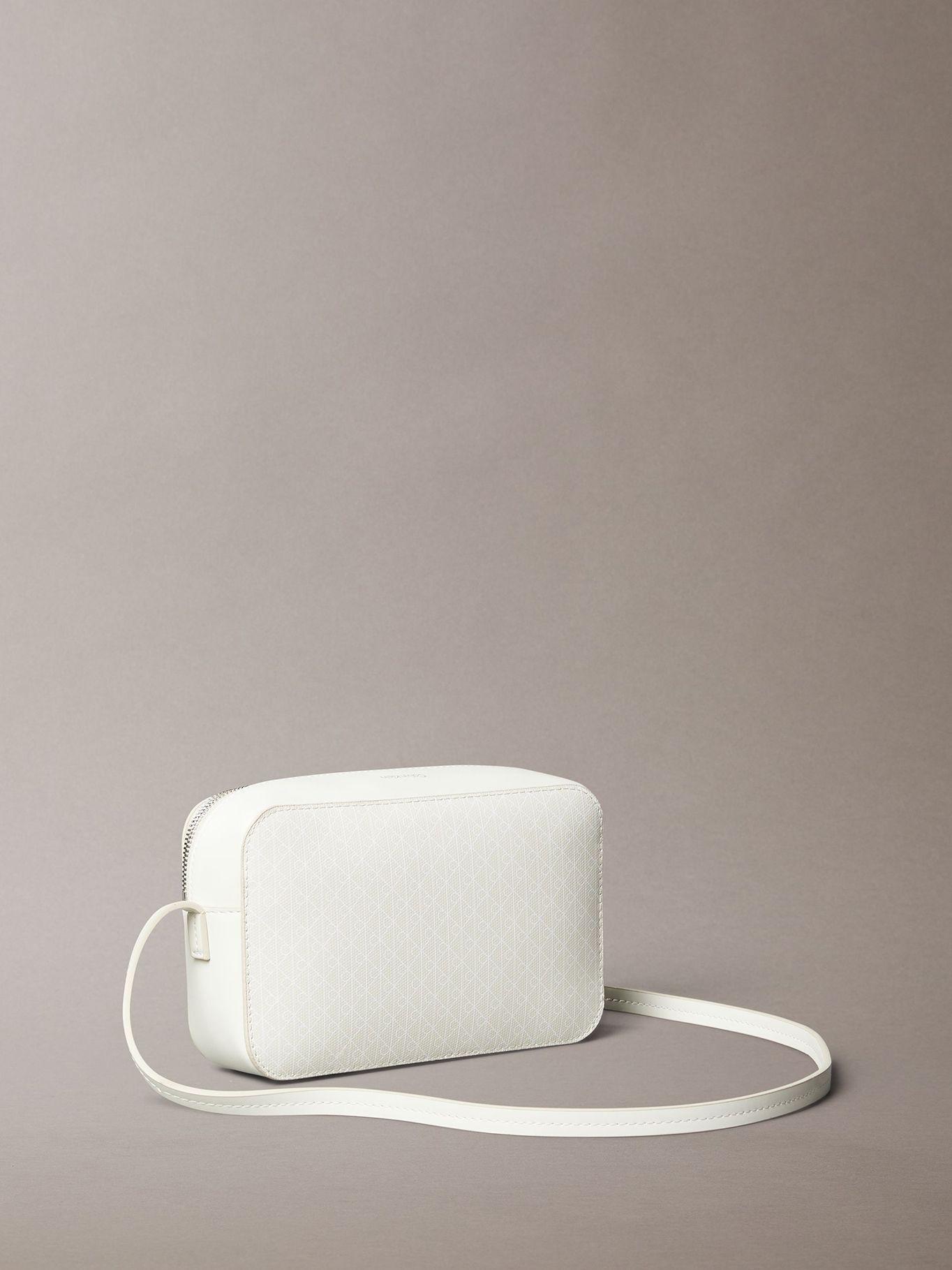 Bandolera Con Estampado De Monogra Blanco Calvin Klein-2