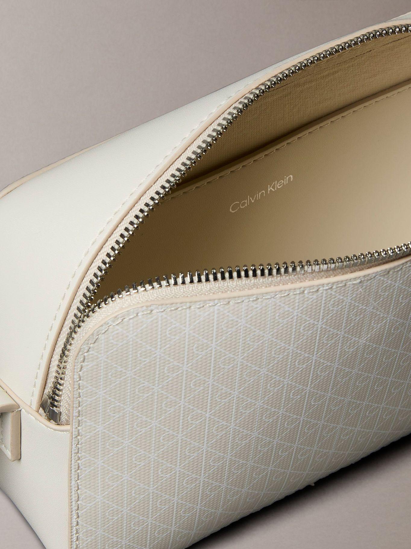 Bandolera Con Estampado De Monogra Blanco Calvin Klein-3