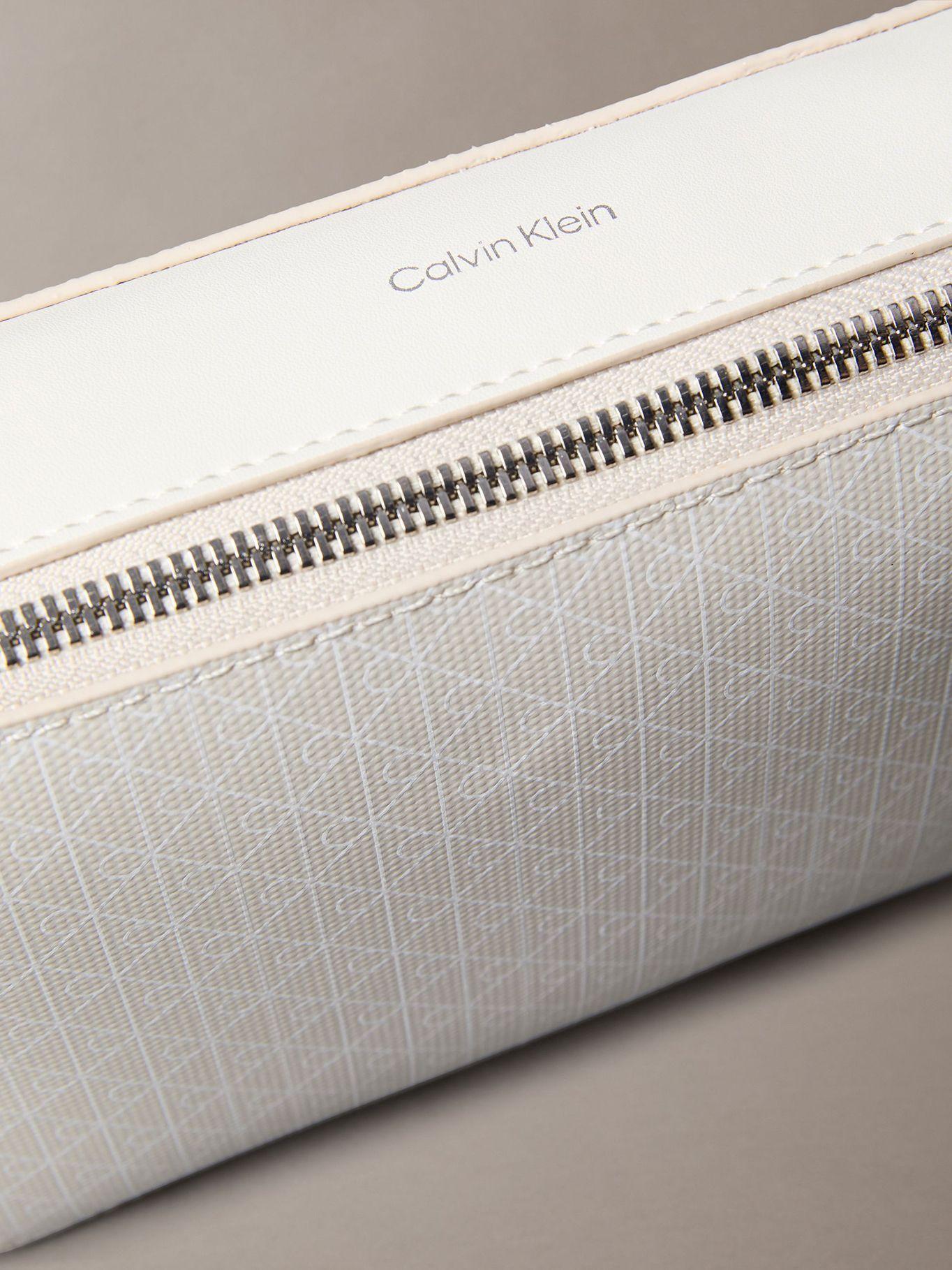 Bandolera Con Estampado De Monogra Blanco Calvin Klein-4