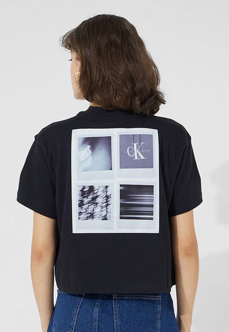 Polera Back Polaroid Negro Calvin Klein-2
