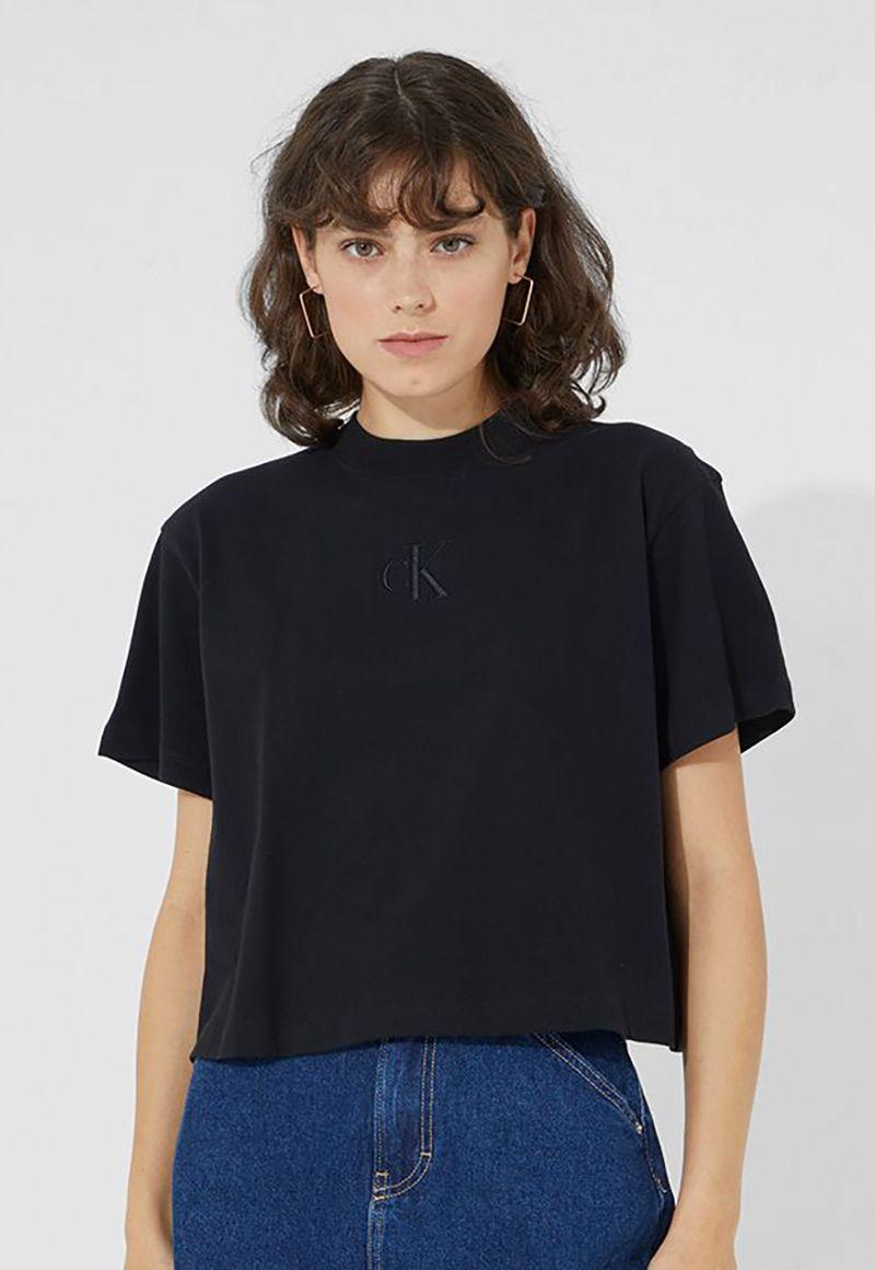 Polera Back Polaroid Negro Calvin Klein-0
