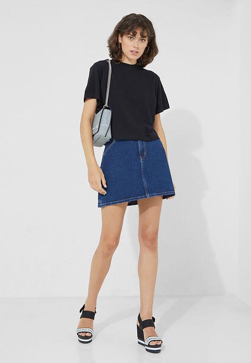 Polera Back Polaroid Negro Calvin Klein-1