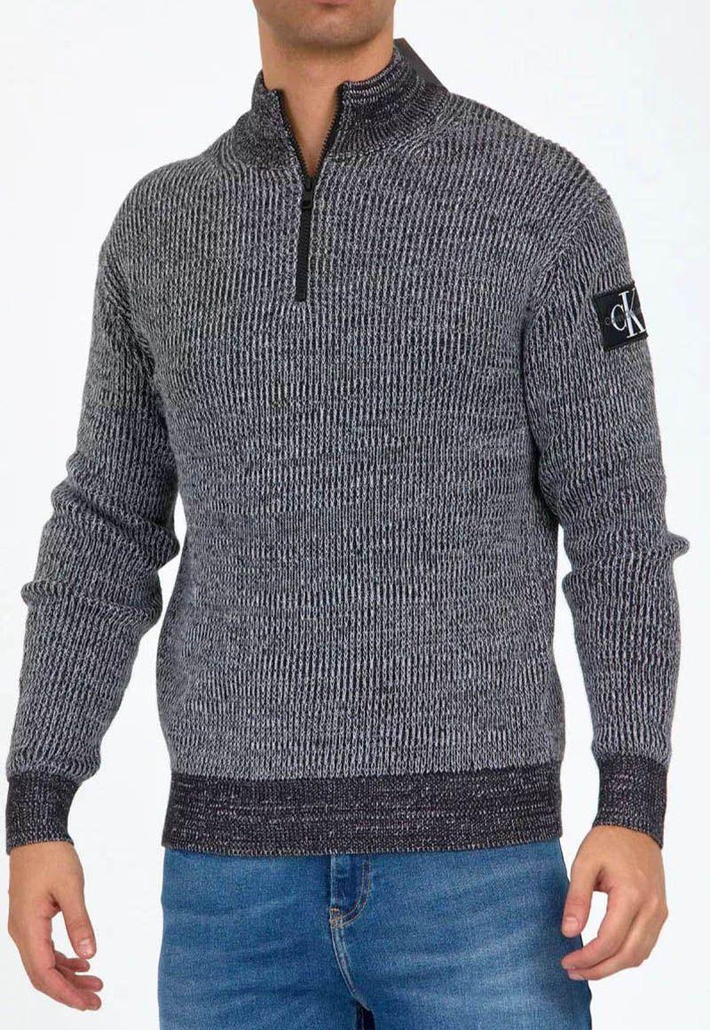 Suéter Badge Plated Negro BEH Calvin Klein-0