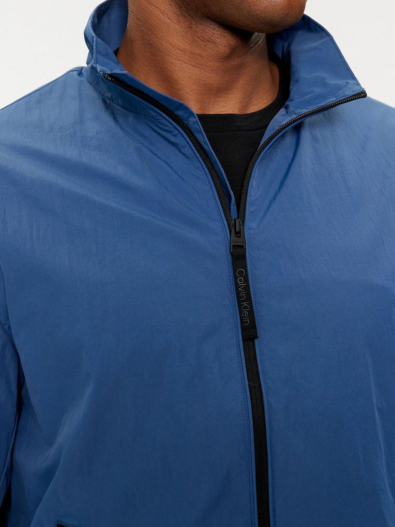 Chaqueta Recycled Crinkle Azul Calvin Klein-3