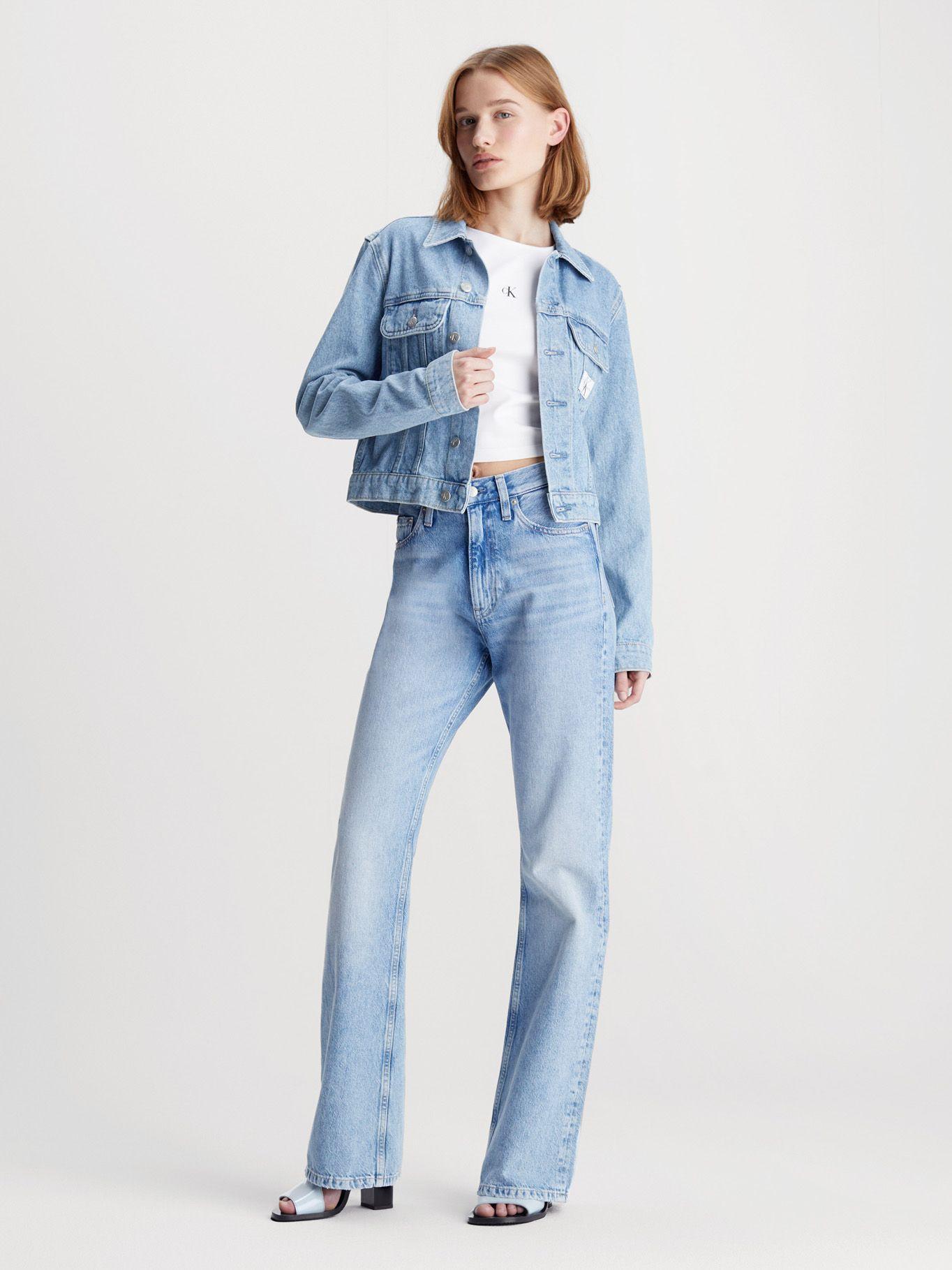 Chaqueta Denim Cropped 90 Azul Calvin Klein-1