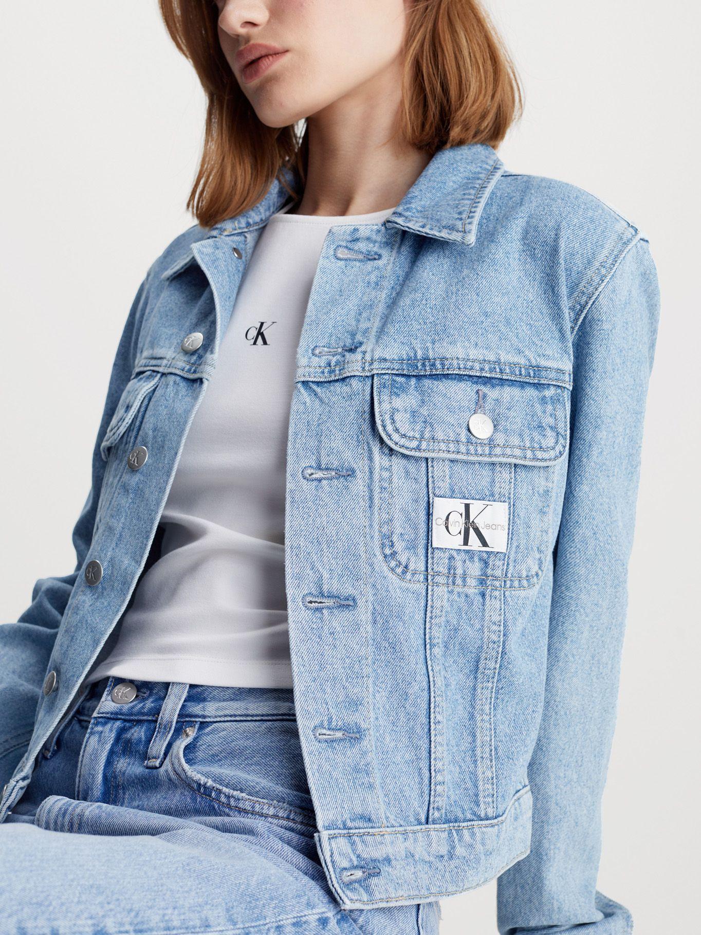 Chaqueta Denim Cropped 90 Azul Calvin Klein-3