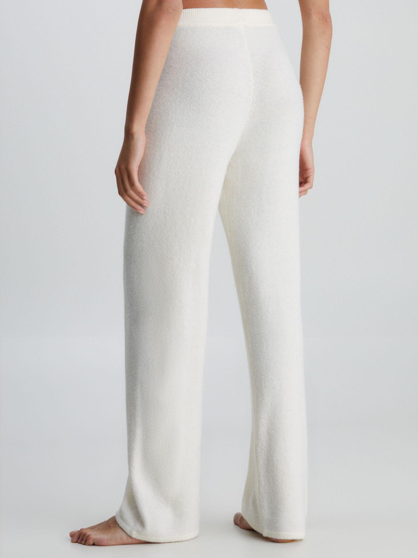 Pantalón Pijama Sweater Lounge Blanco Calvin Klein-2
