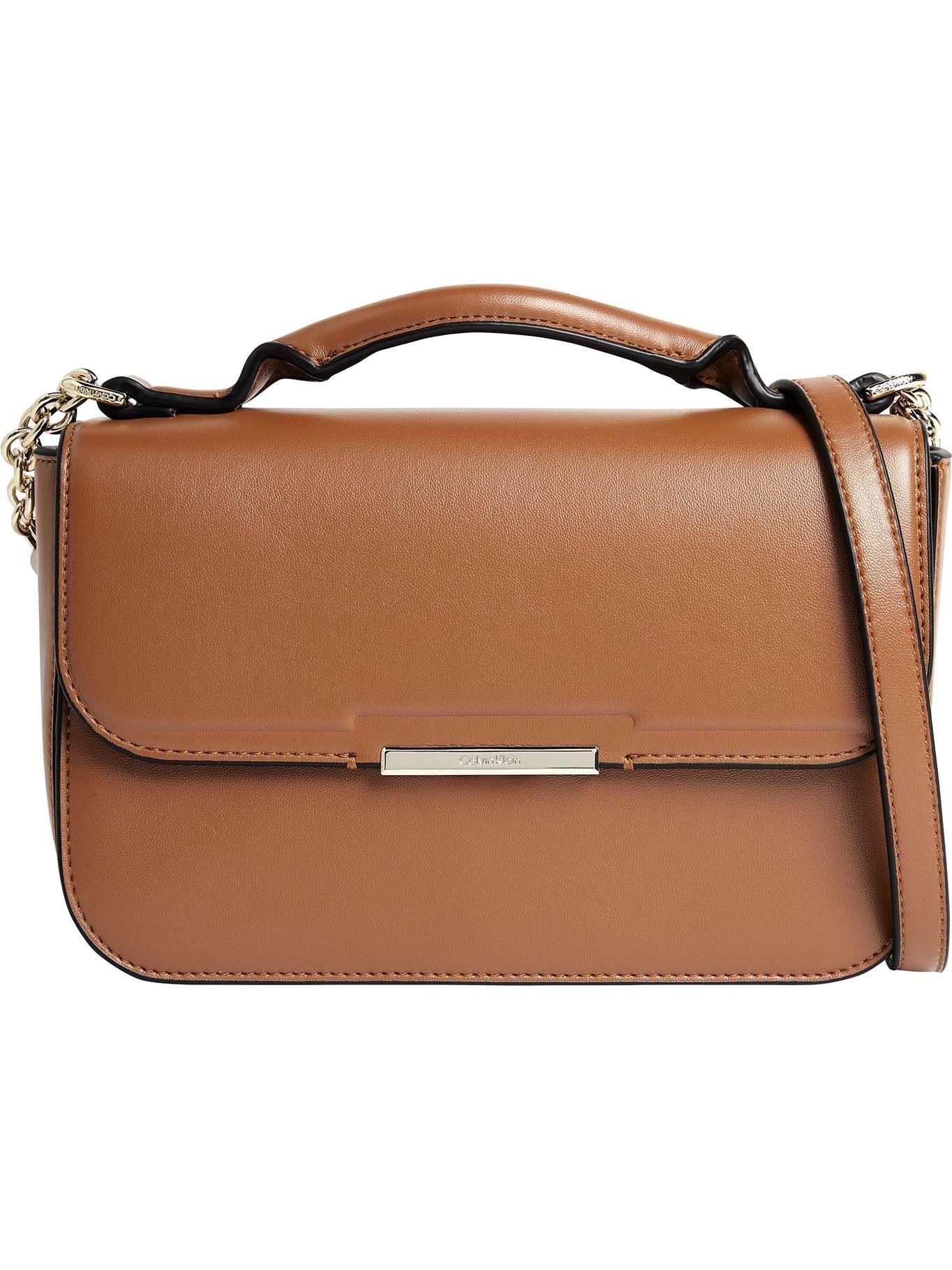 Cartera Xbody Focused Café Calvin Klein-0